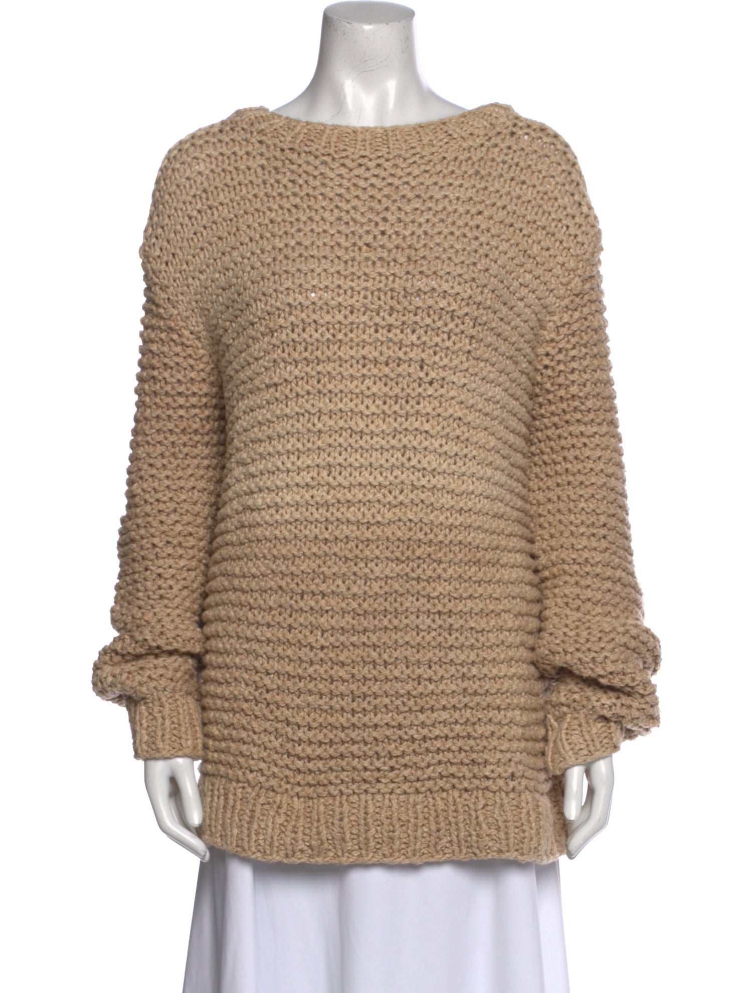 The Elder Statesman Bateau Neckline Sweater