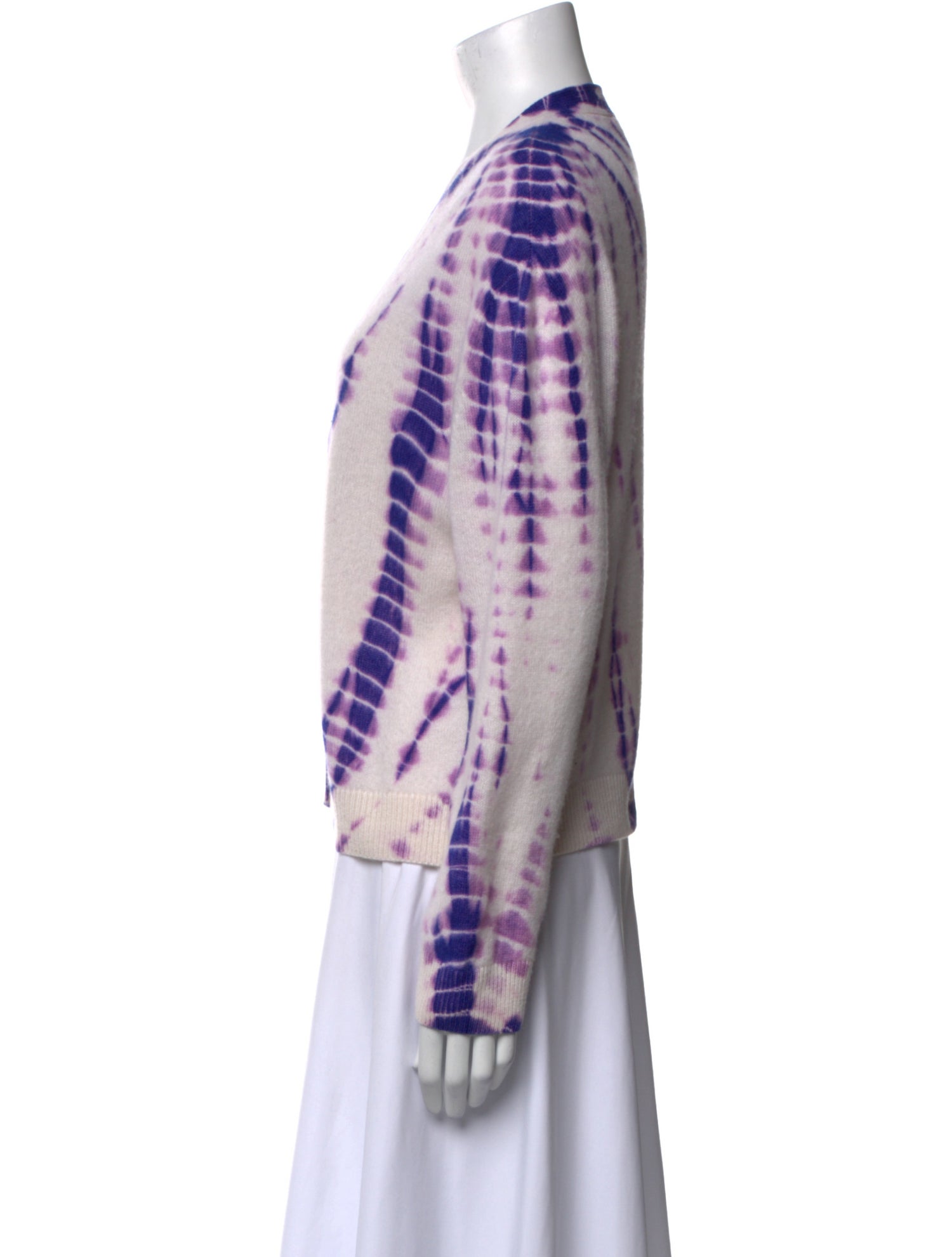 The Elder Statesman Cashmere Tie-Dye Print Sweater