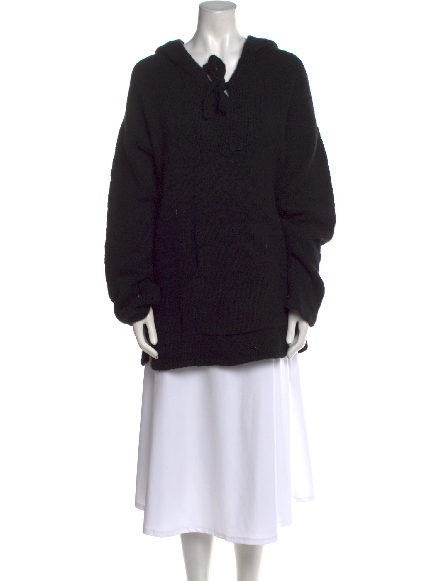 The Elder Statesman Cashmere Tie Neck Sweater