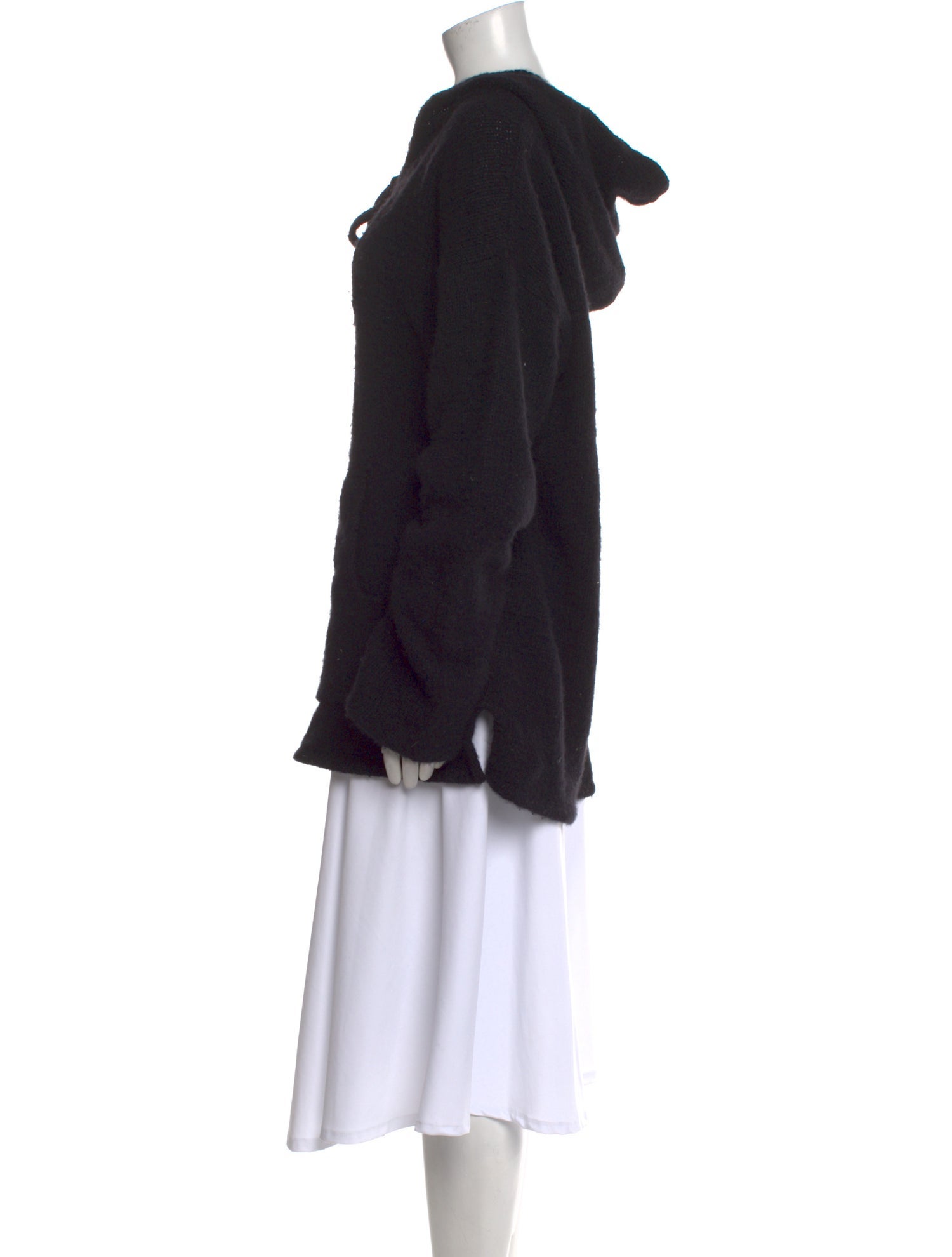 The Elder Statesman Cashmere Tie Neck Sweater