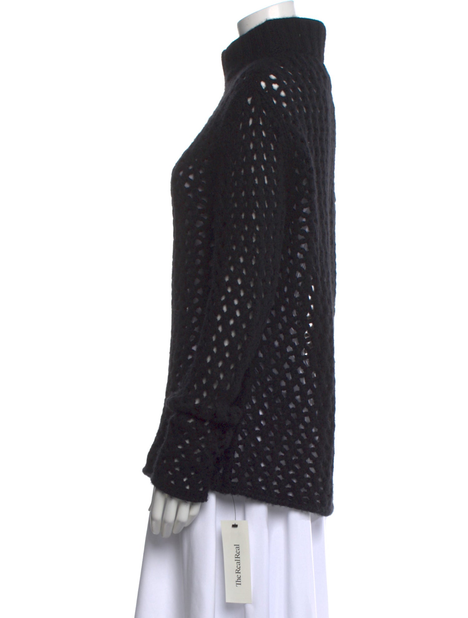 The Elder Statesman Patterned Turtleneck Sweater