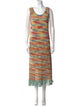 The Elder Statesman Striped Long Dress