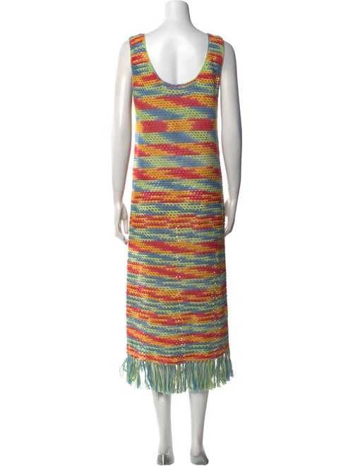 The Elder Statesman Striped Long Dress