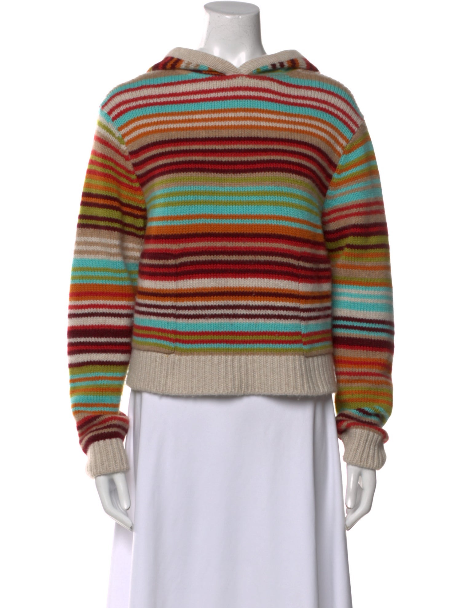 The Elder Statesman Cashmere Striped Sweater