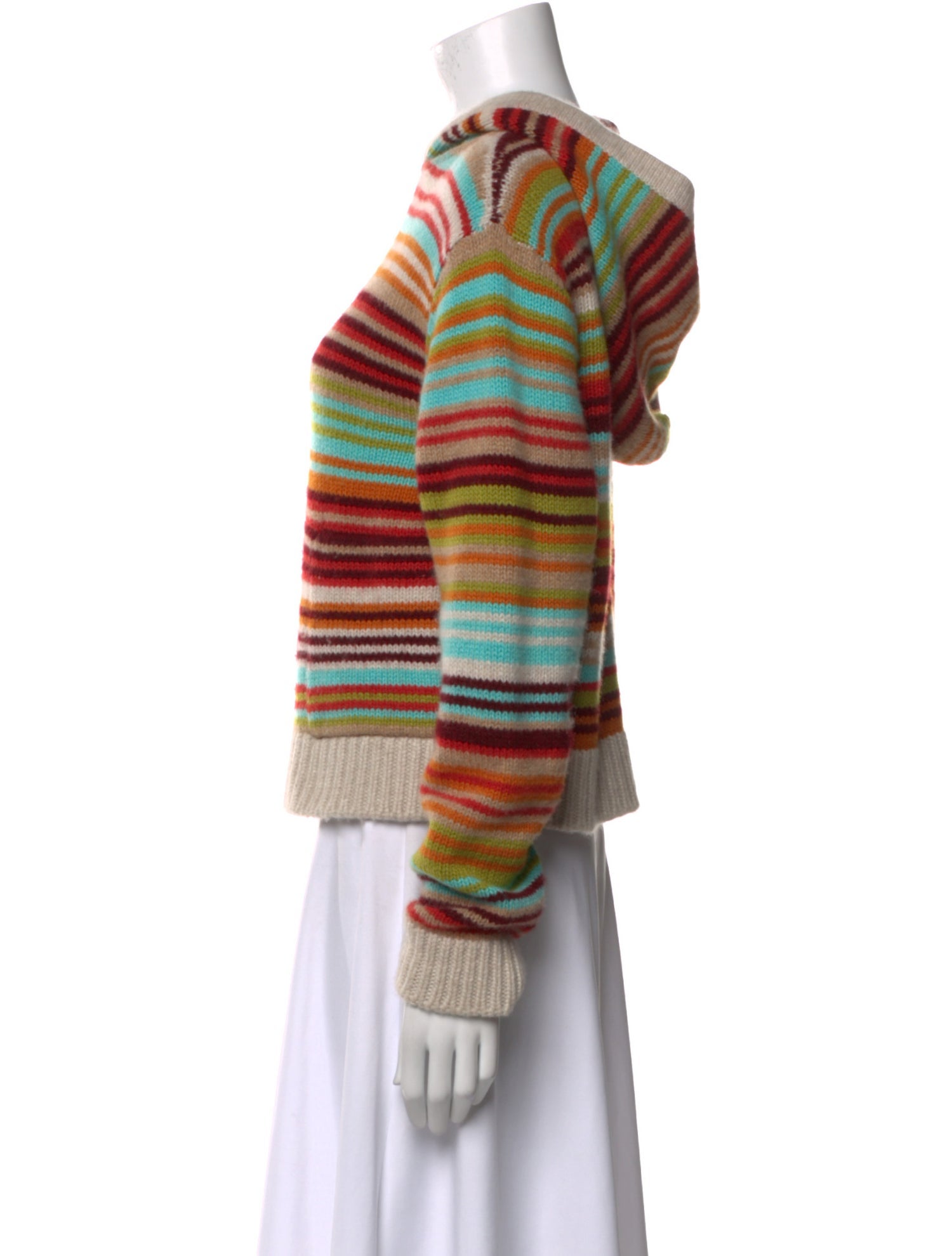 The Elder Statesman Cashmere Striped Sweater