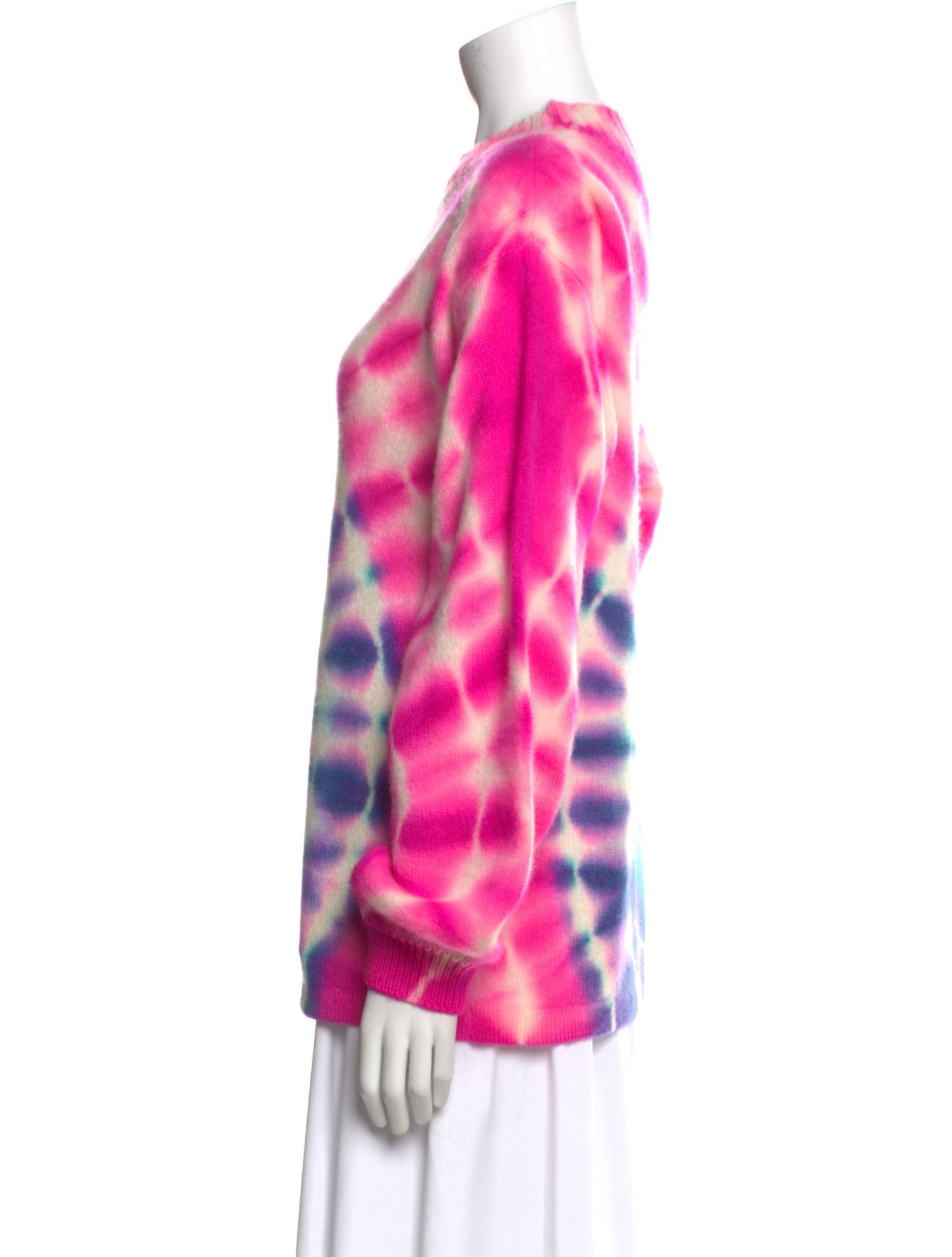 The Elder Statesman Cashmere Tie-Dye Print Sweater