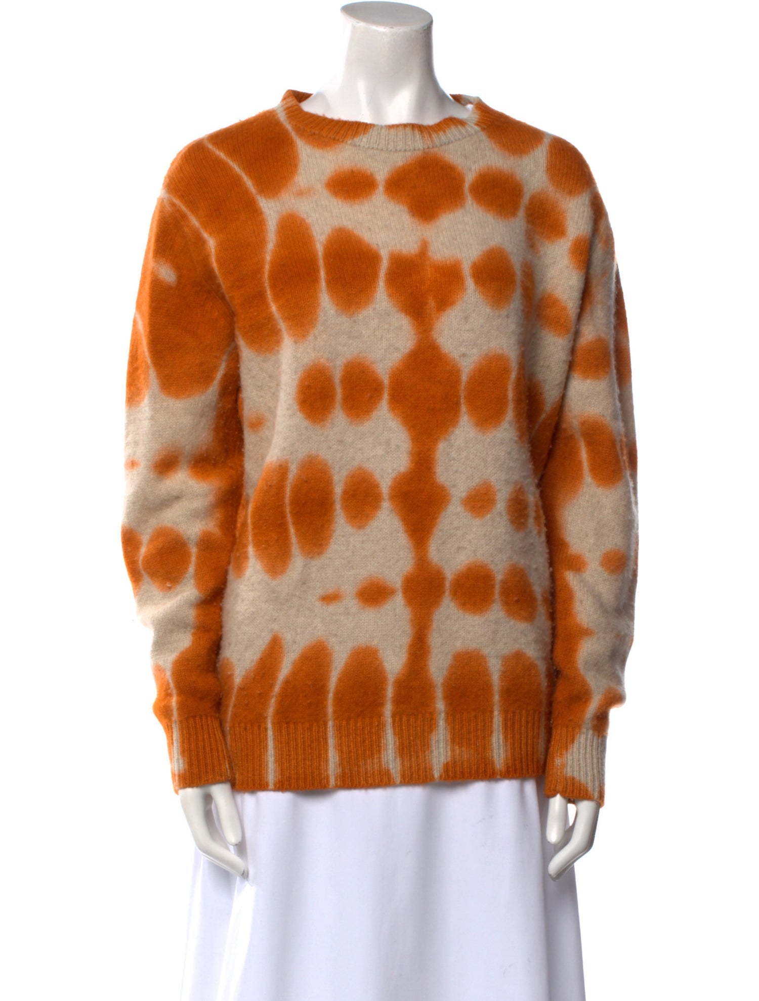 The Elder Statesman Cashmere Tie-Dye Print Sweater