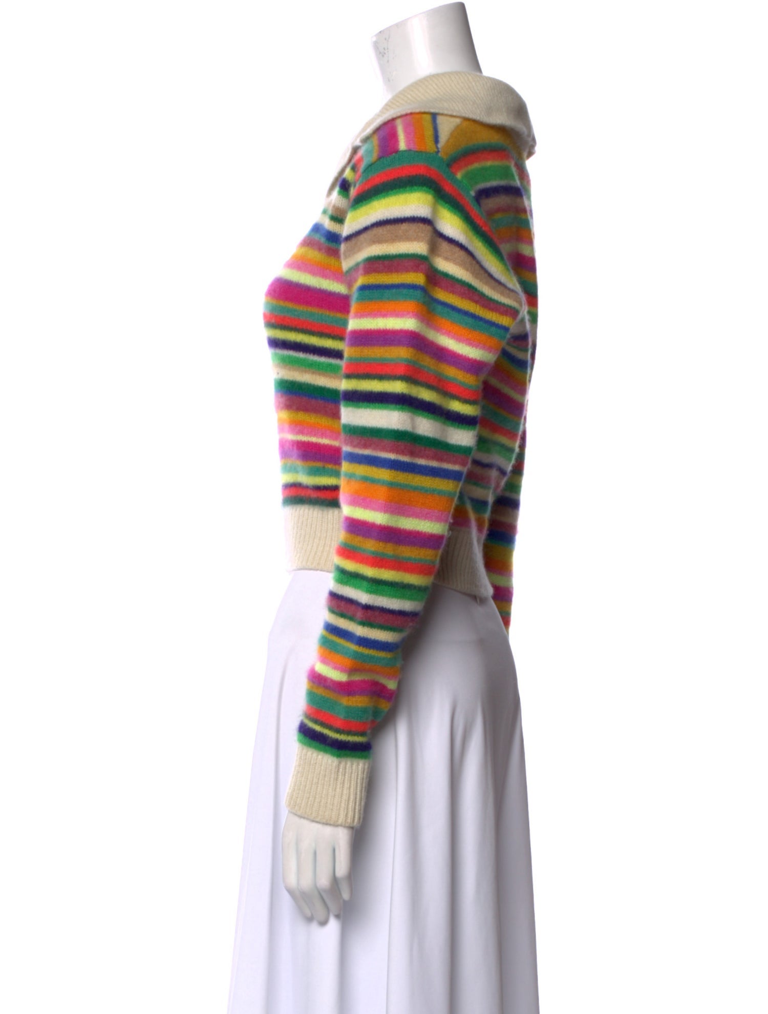 The Elder Statesman Cashmere Striped Sweater