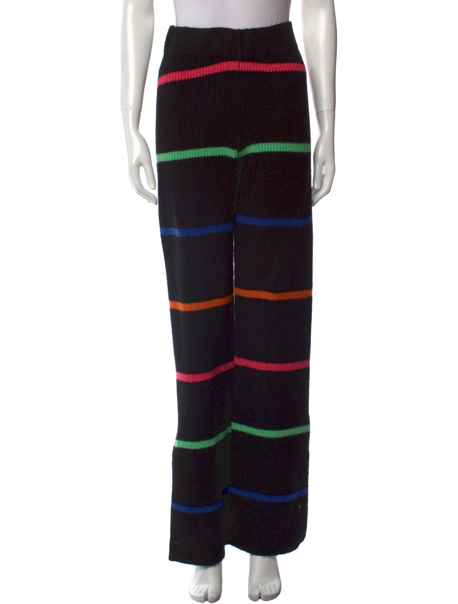 The Elder Statesman Cashmere Wide Leg Pants