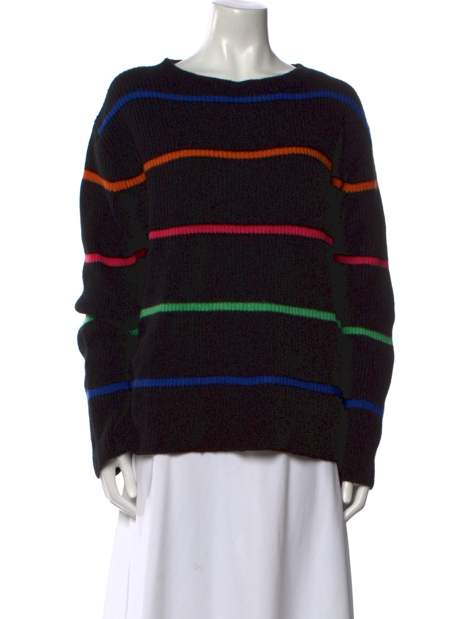 The Elder Statesman Cashmere Striped Sweater
