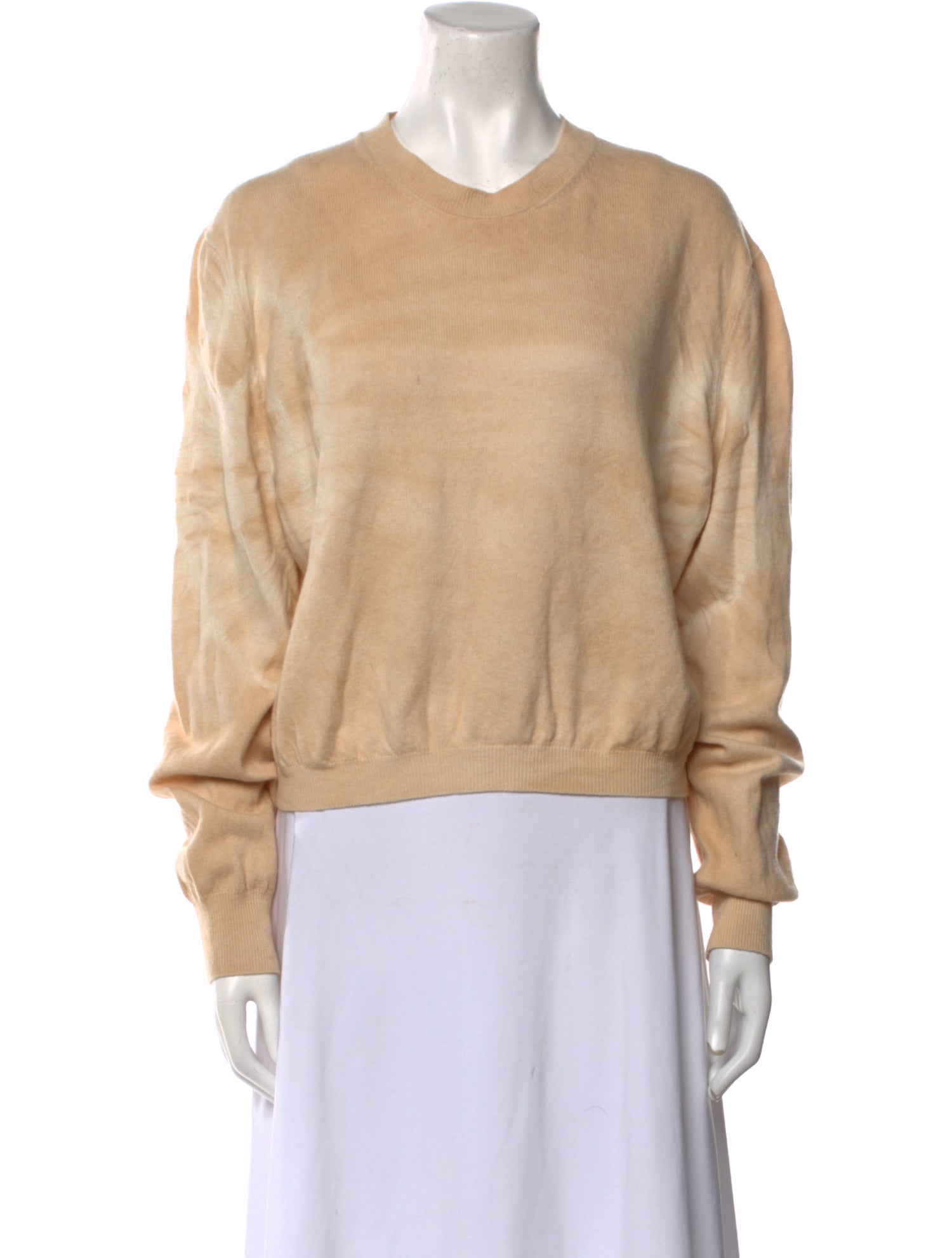 The Elder Statesman Merino Wool Crew Neck Sweater