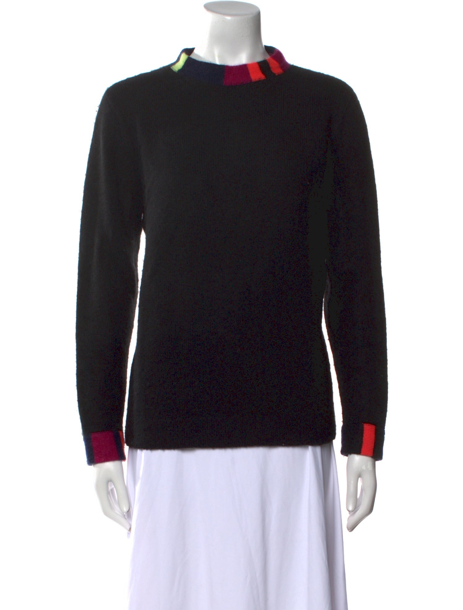 The Elder Statesman Cashmere Mock Neck Sweater