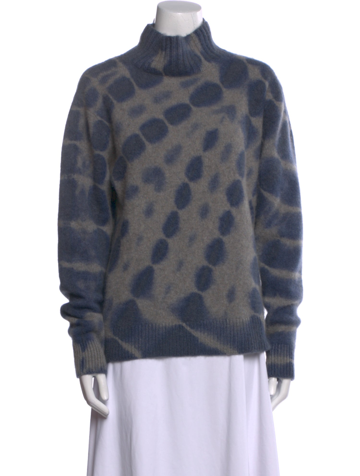 The Elder Statesman Cashmere Tie-Dye Print Sweater