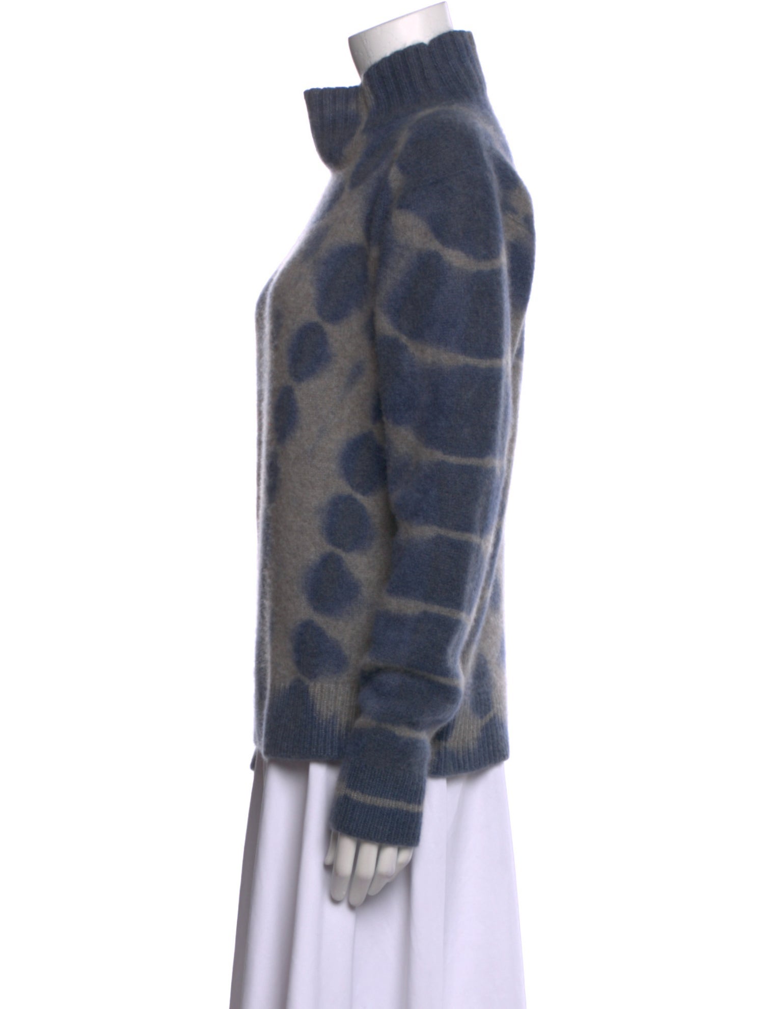 The Elder Statesman Cashmere Tie-Dye Print Sweater