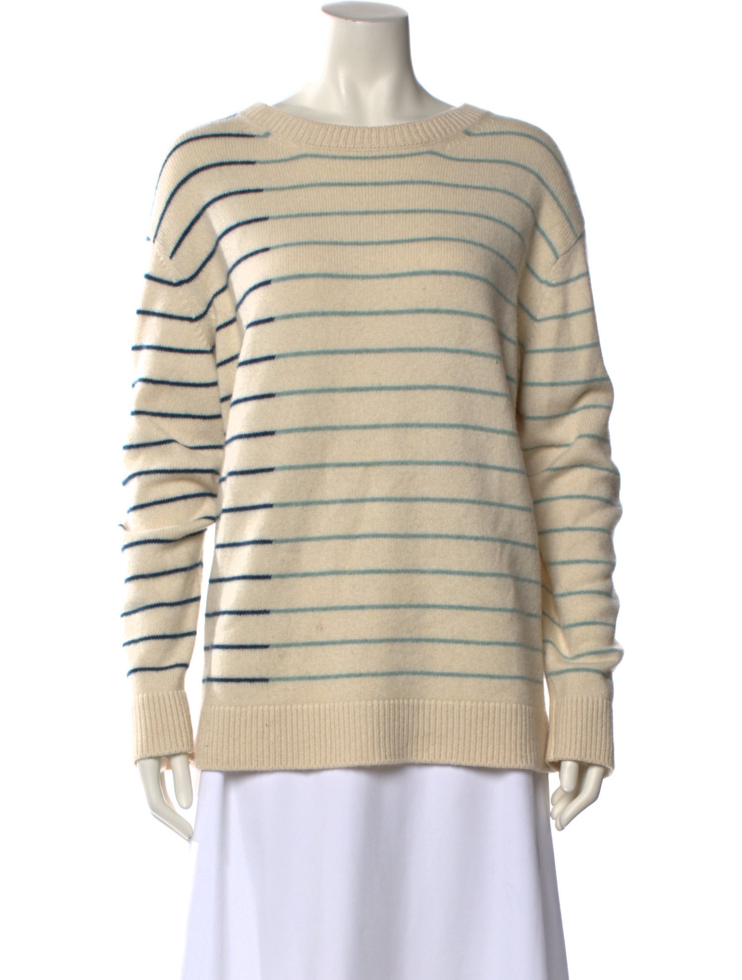 The Elder Statesman Cashmere Striped Sweater
