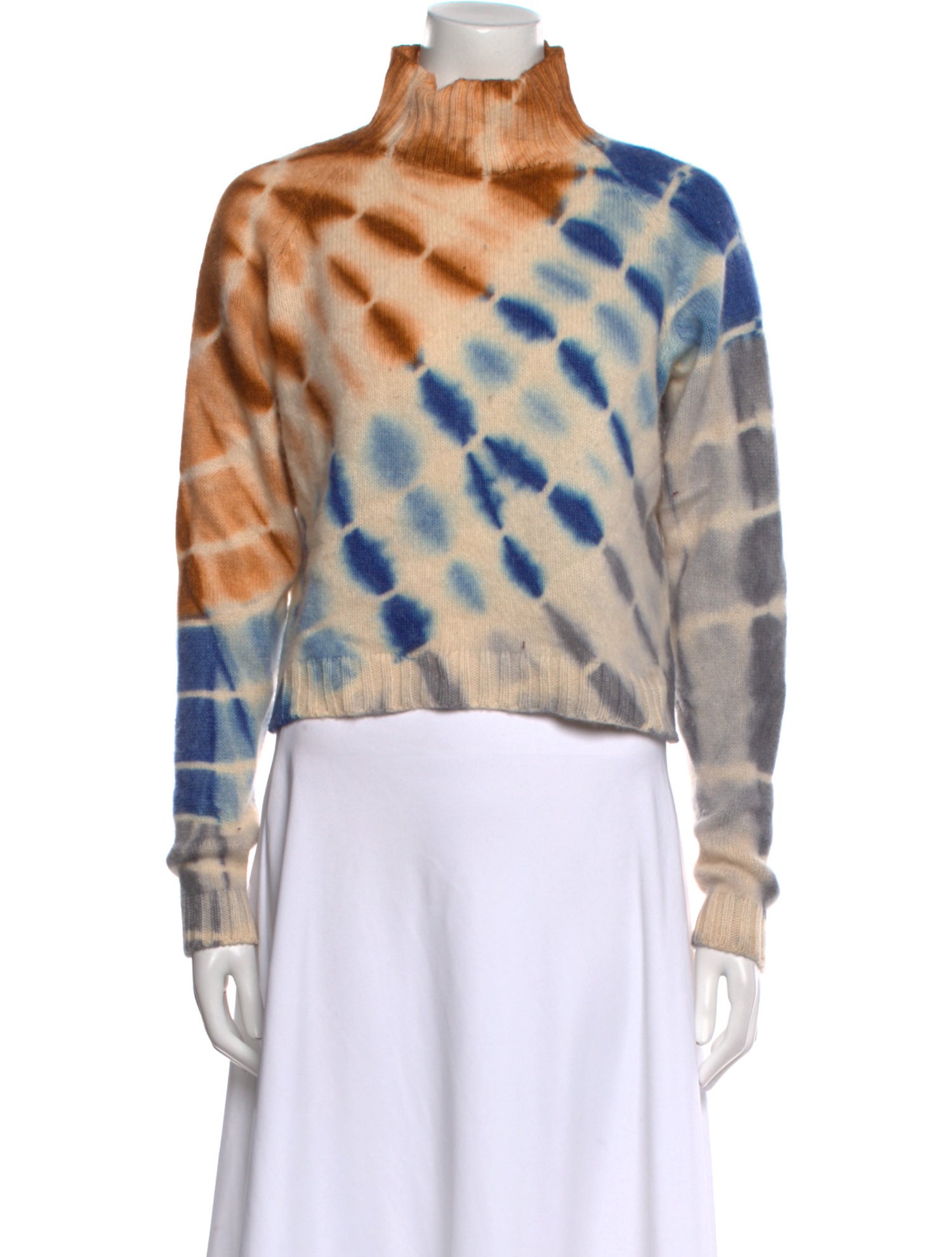 The Elder Statesman Cashmere Tie-Dye Print Sweater