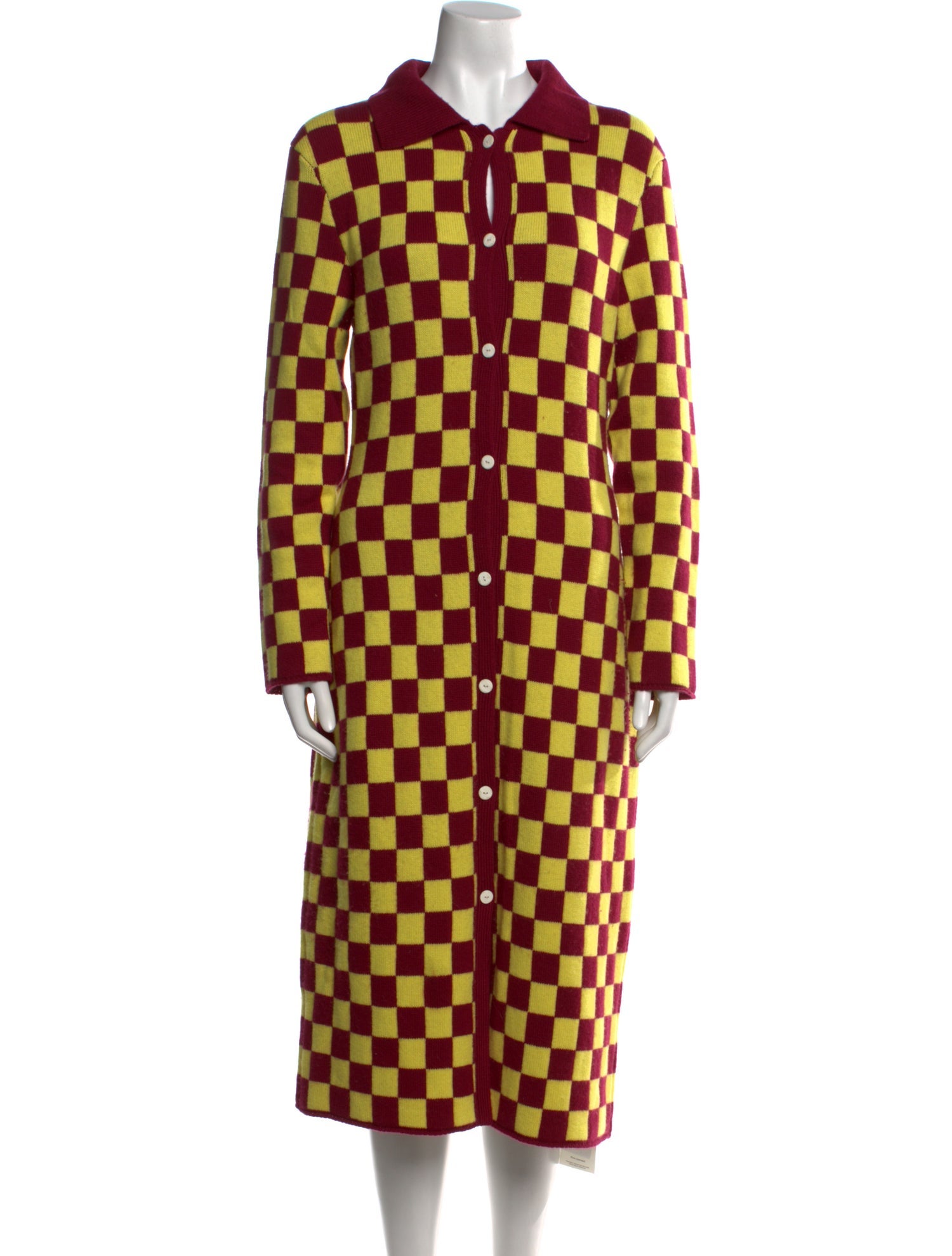 The Elder Statesman Merino Wool Midi Length Dress