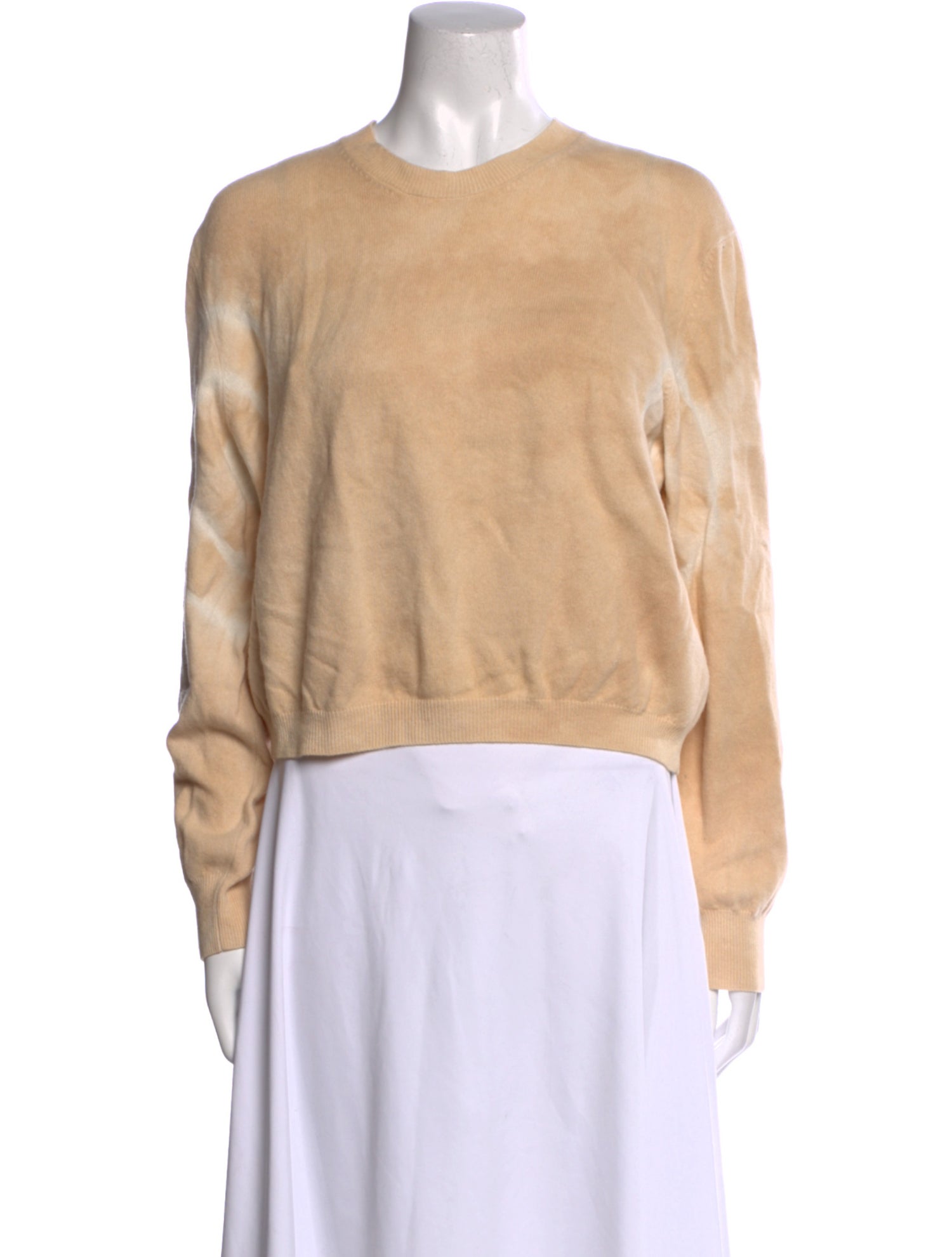 The Elder Statesman Merino Wool Crew Neck Sweater