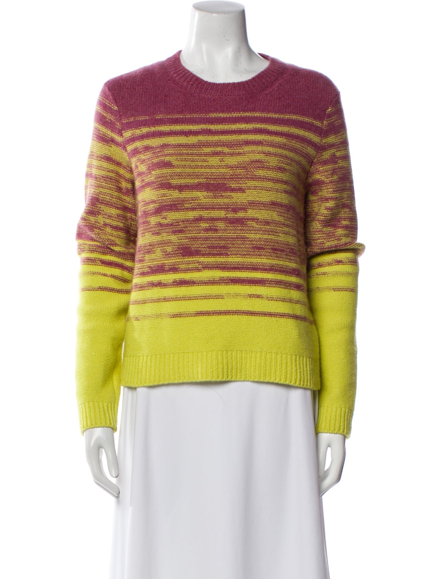 The Elder Statesman Cashmere Striped Sweater