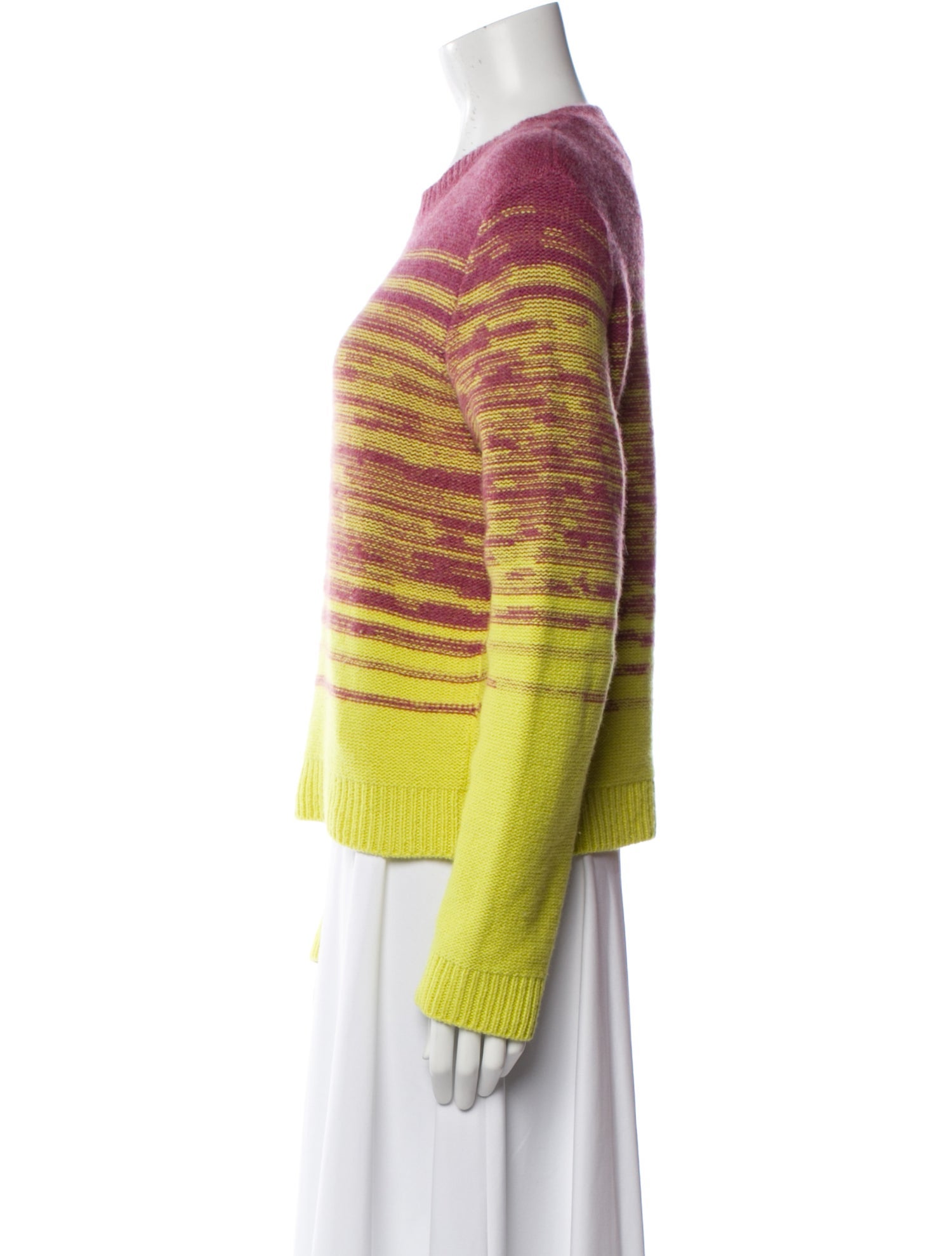 The Elder Statesman Cashmere Striped Sweater