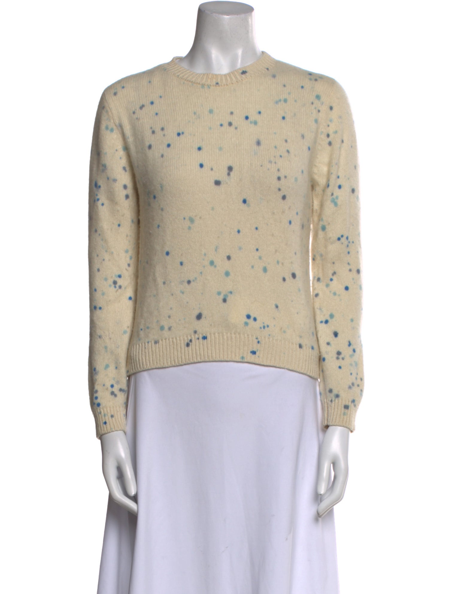 The Elder Statesman Cashmere Printed Sweater