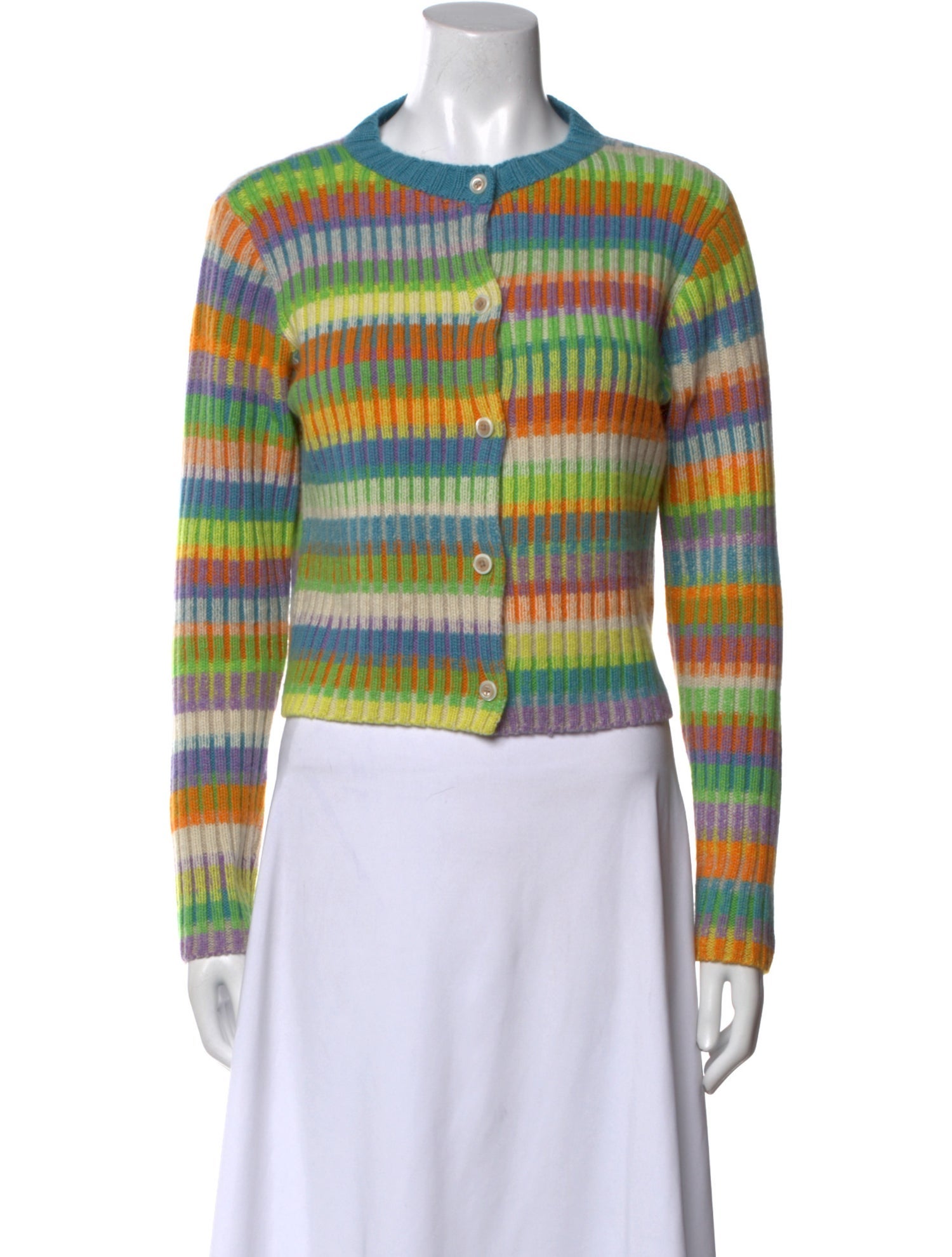 The Elder Statesman Cashmere Striped Sweater