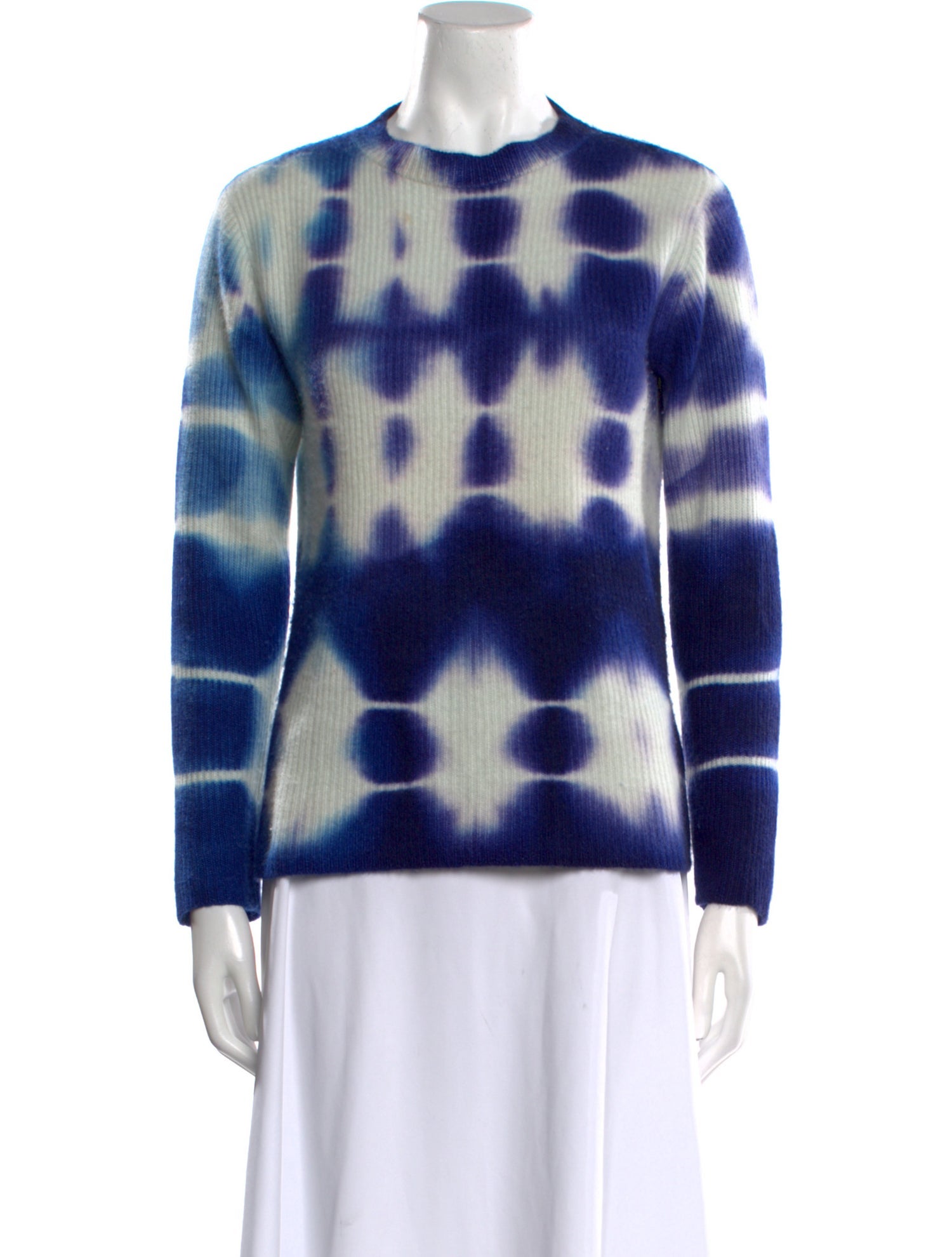 The Elder Statesman Cashmere Tie-Dye Print Sweater