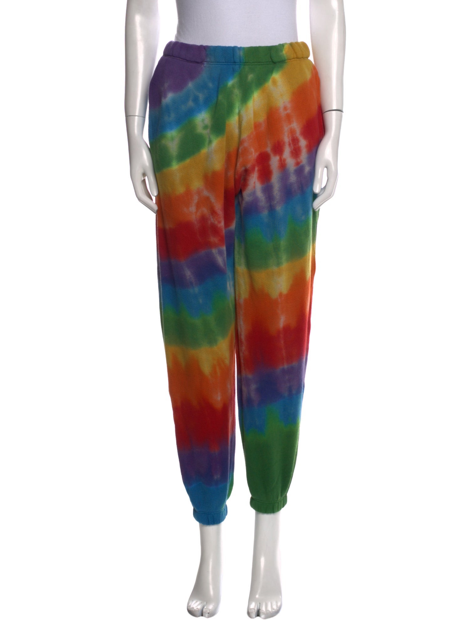 The Elder Statesman Tie-Dye Print Skinny Leg Pants