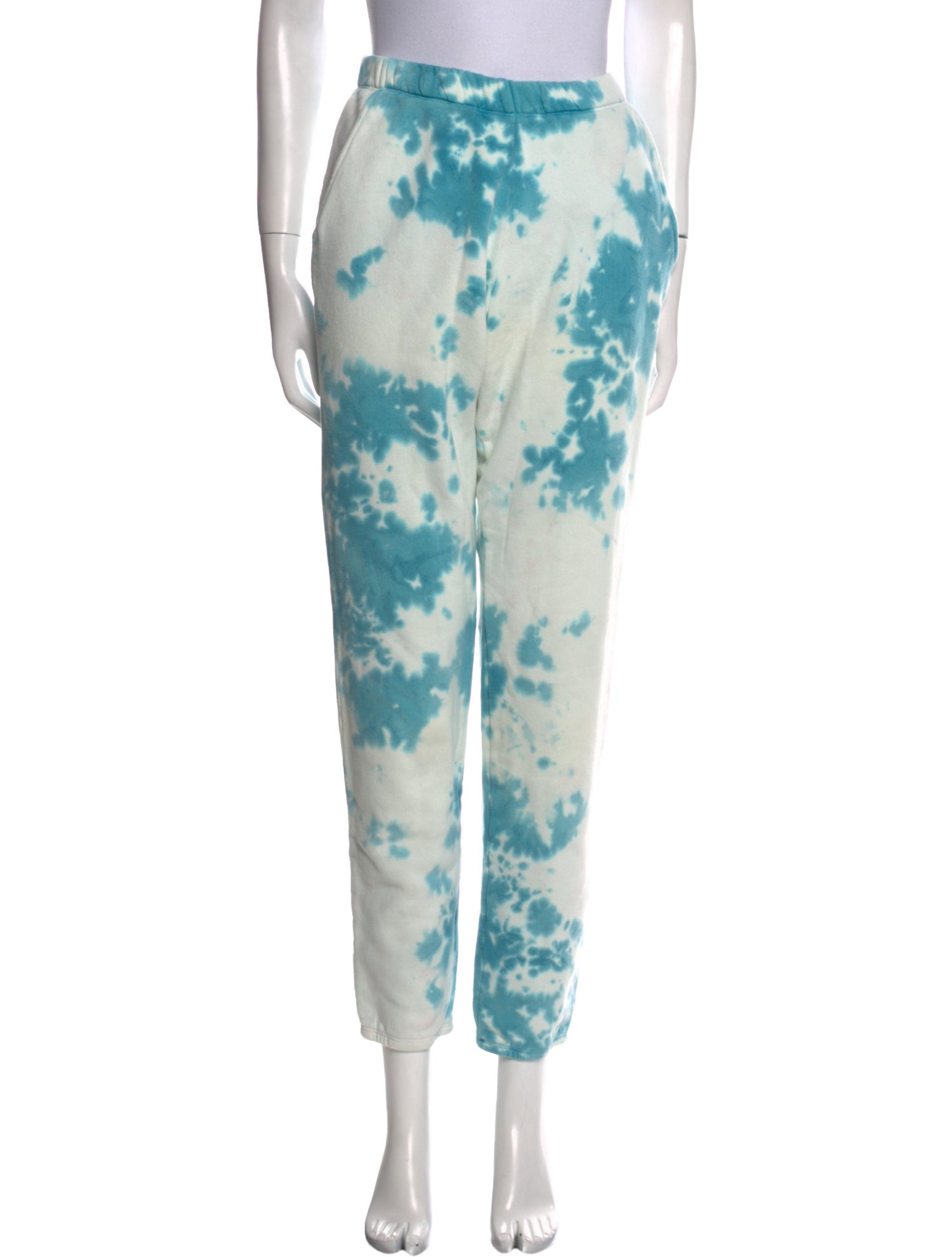 The Elder Statesman Tie-Dye Print Skinny Leg Pants