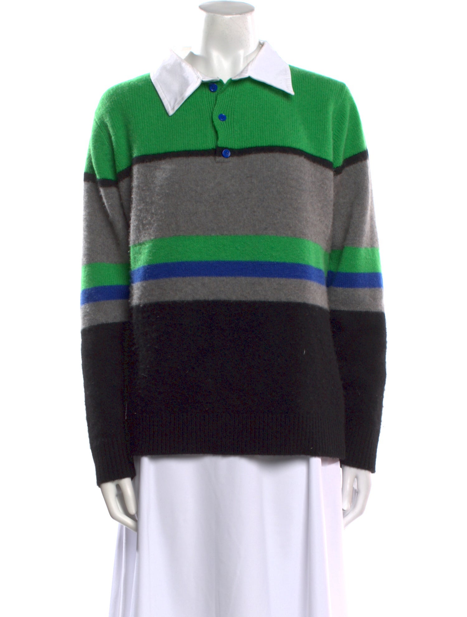 The Elder Statesman Cashmere Striped Sweater