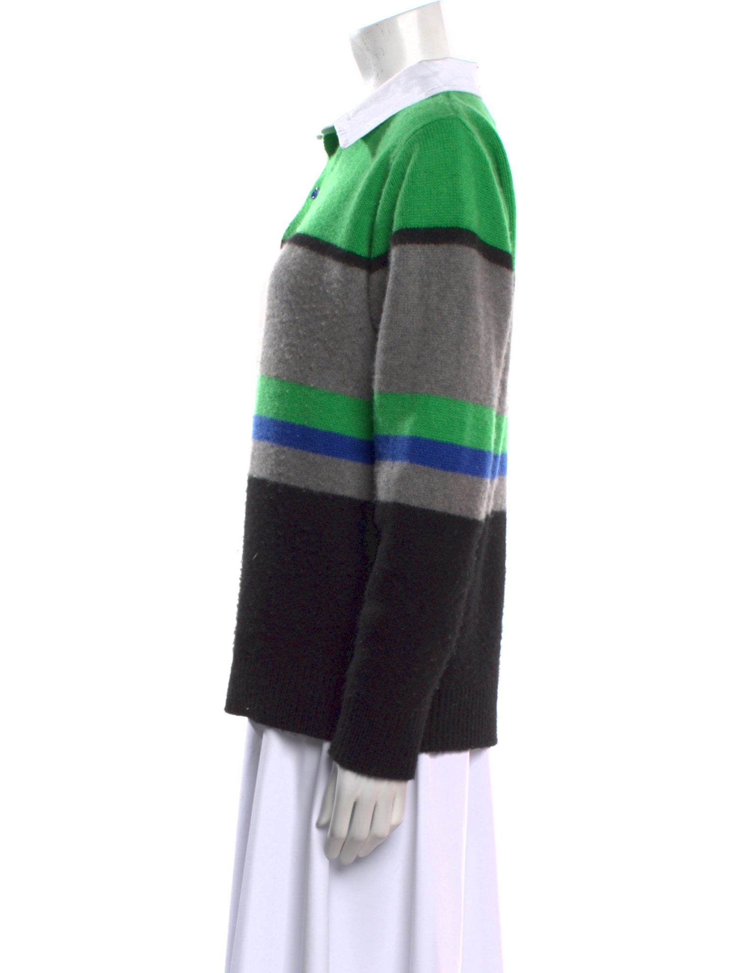 The Elder Statesman Cashmere Striped Sweater