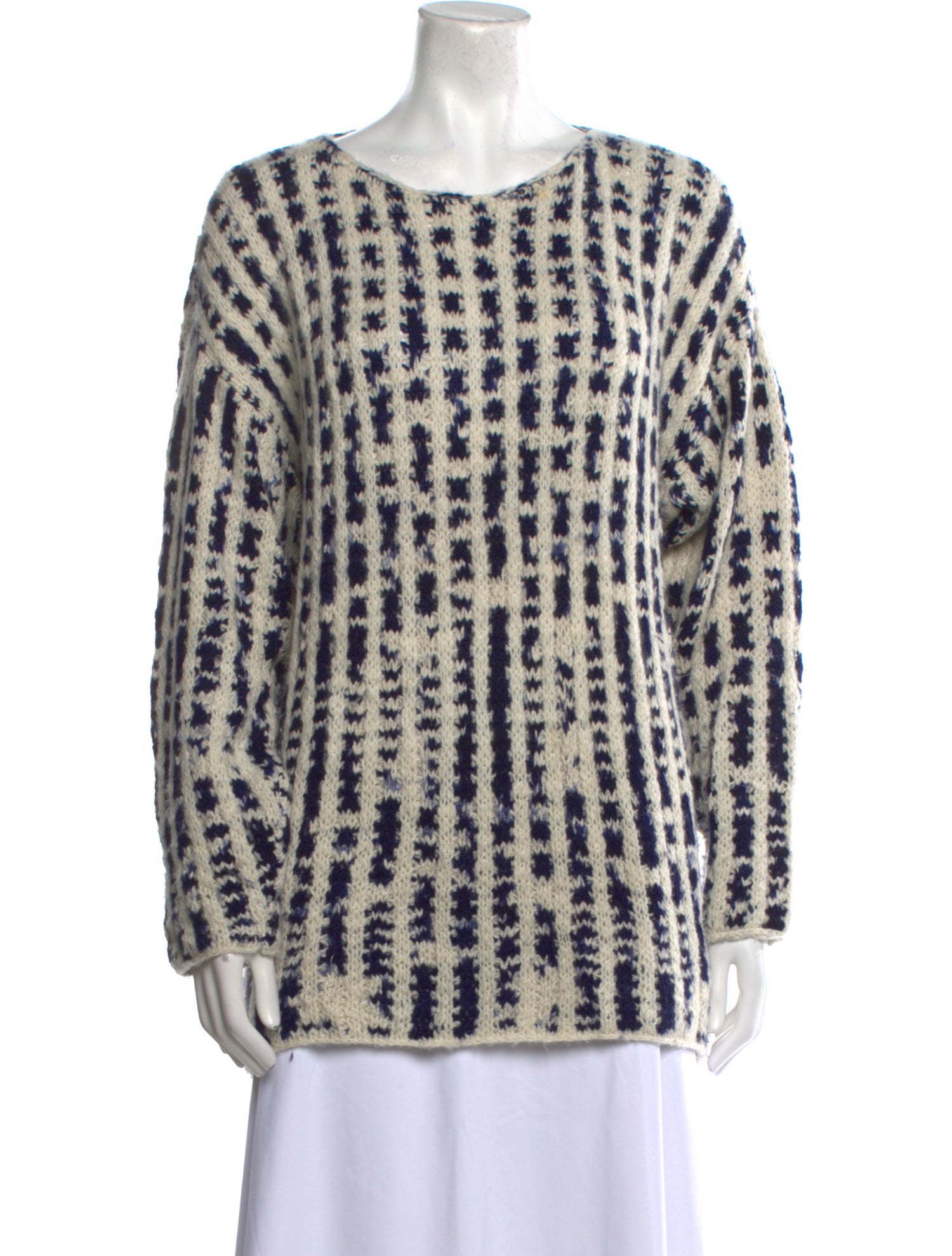 The Elder Statesman Cashmere Printed Sweater