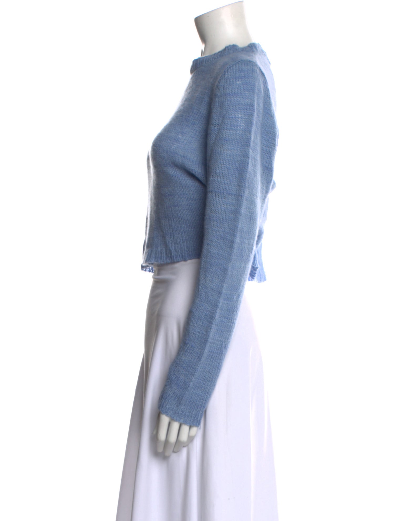 The Elder Statesman Cashmere Mock Neck Sweater