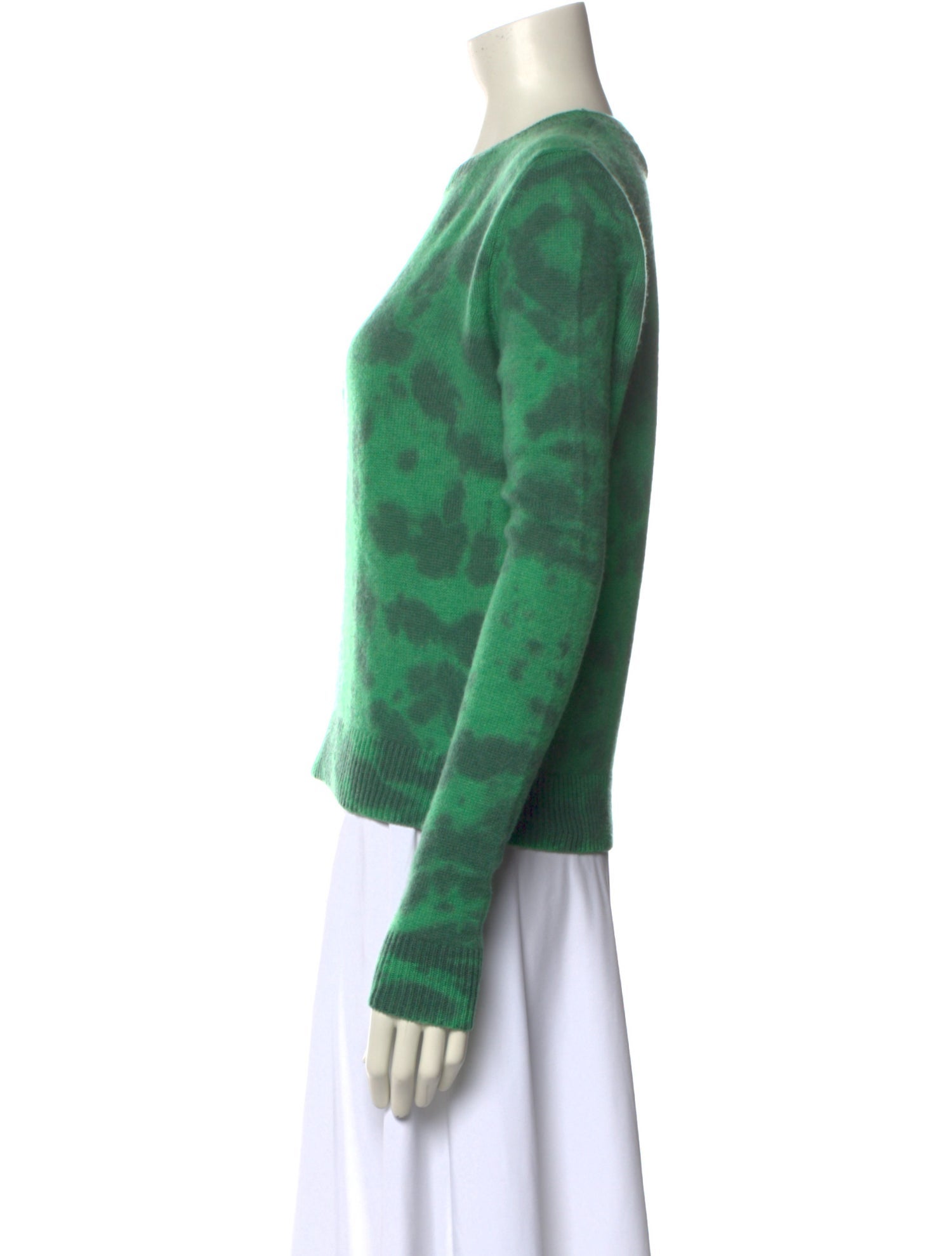 The Elder Statesman Tie-Dye Print Crew Neck Sweater