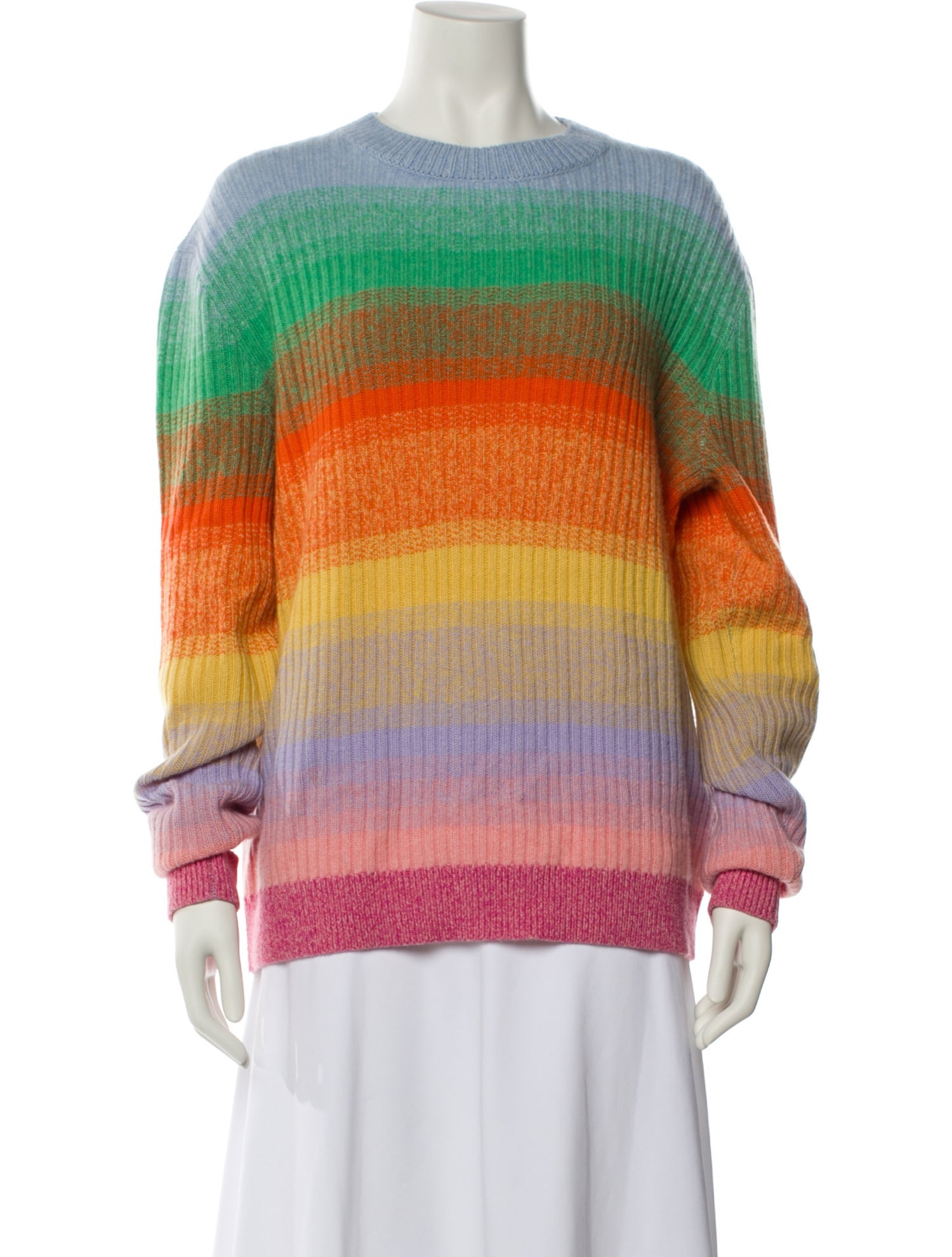 The Elder Statesman Cashmere Striped Sweater