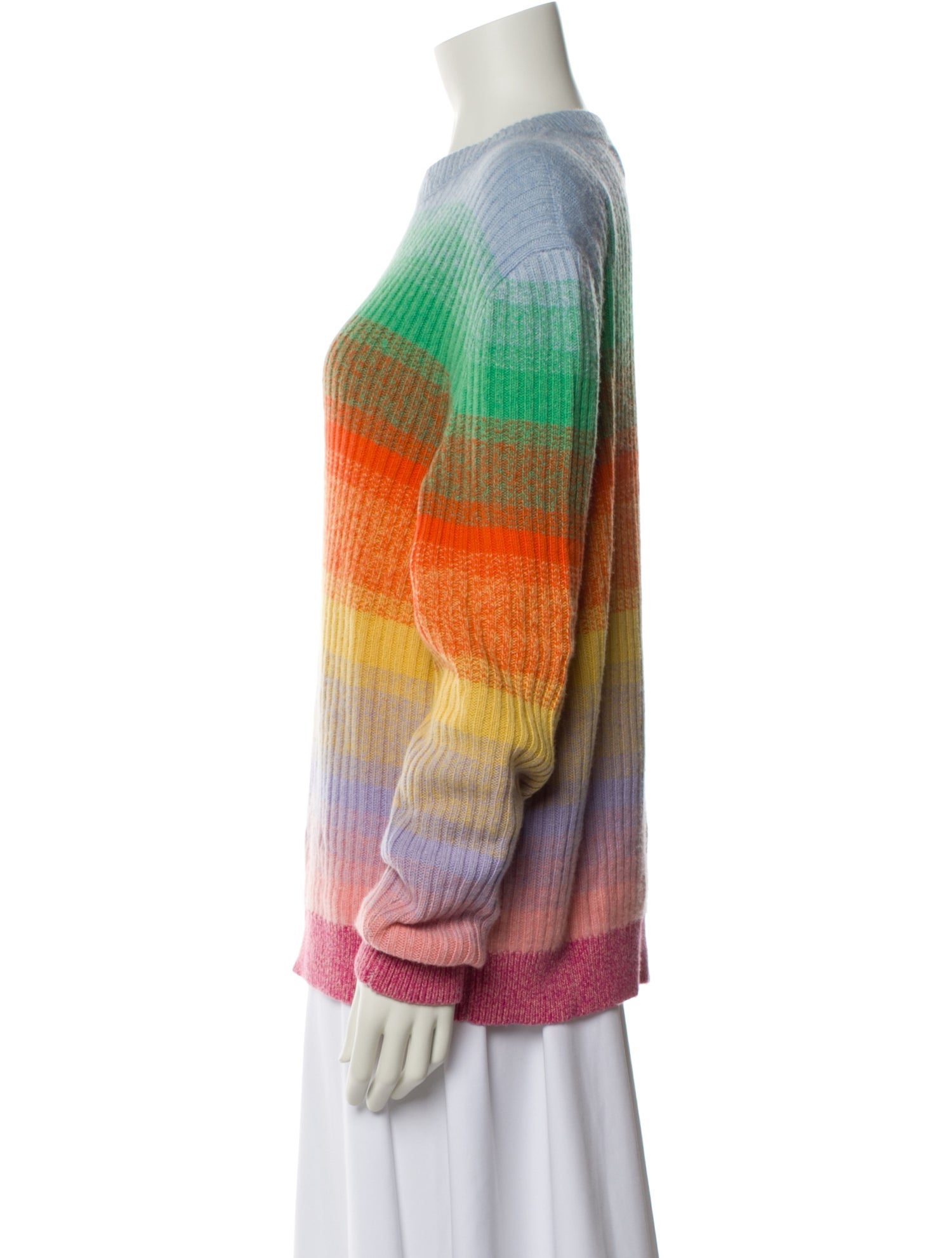 The Elder Statesman Cashmere Striped Sweater