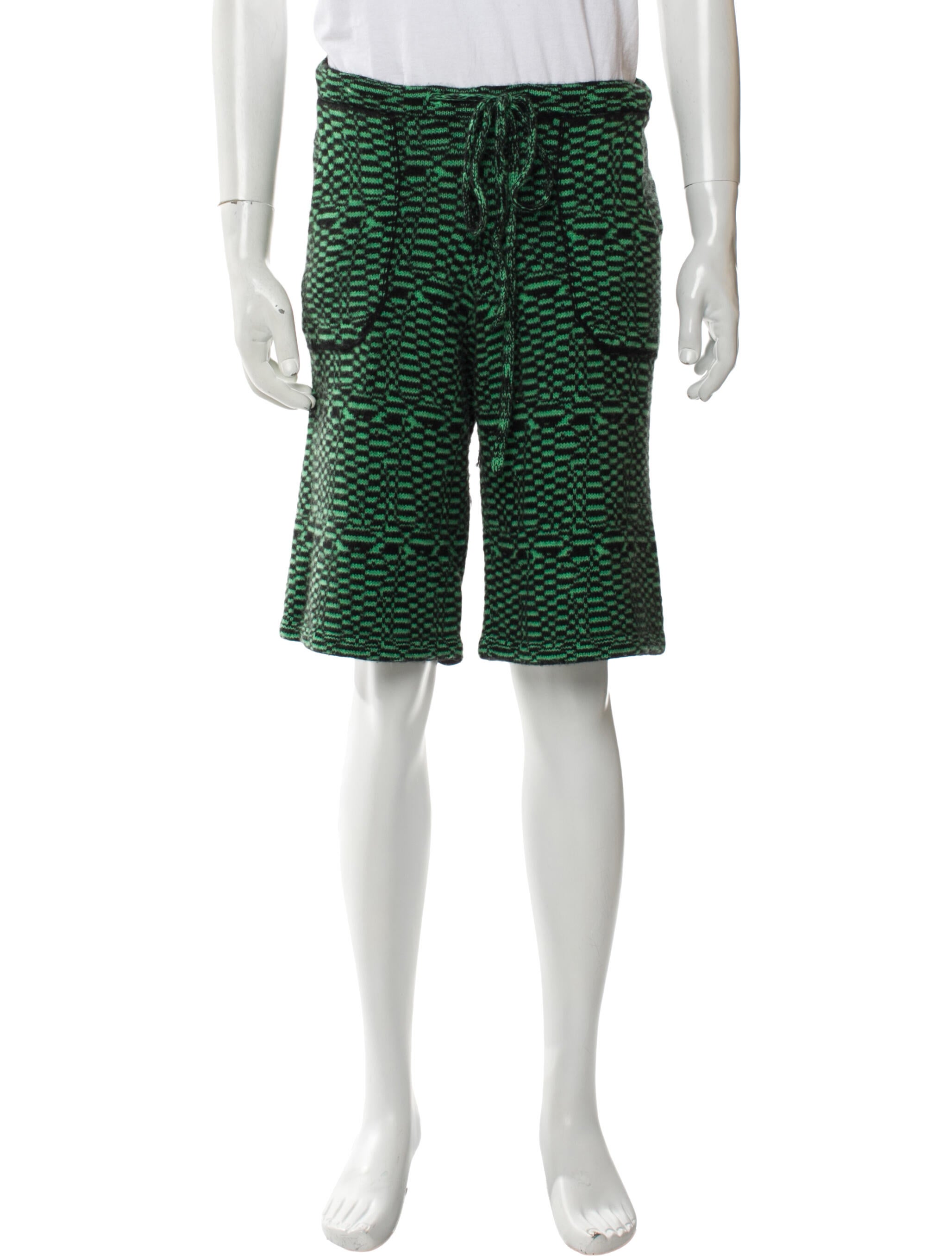 The Elder Statesman Cashmere Jogger Shorts