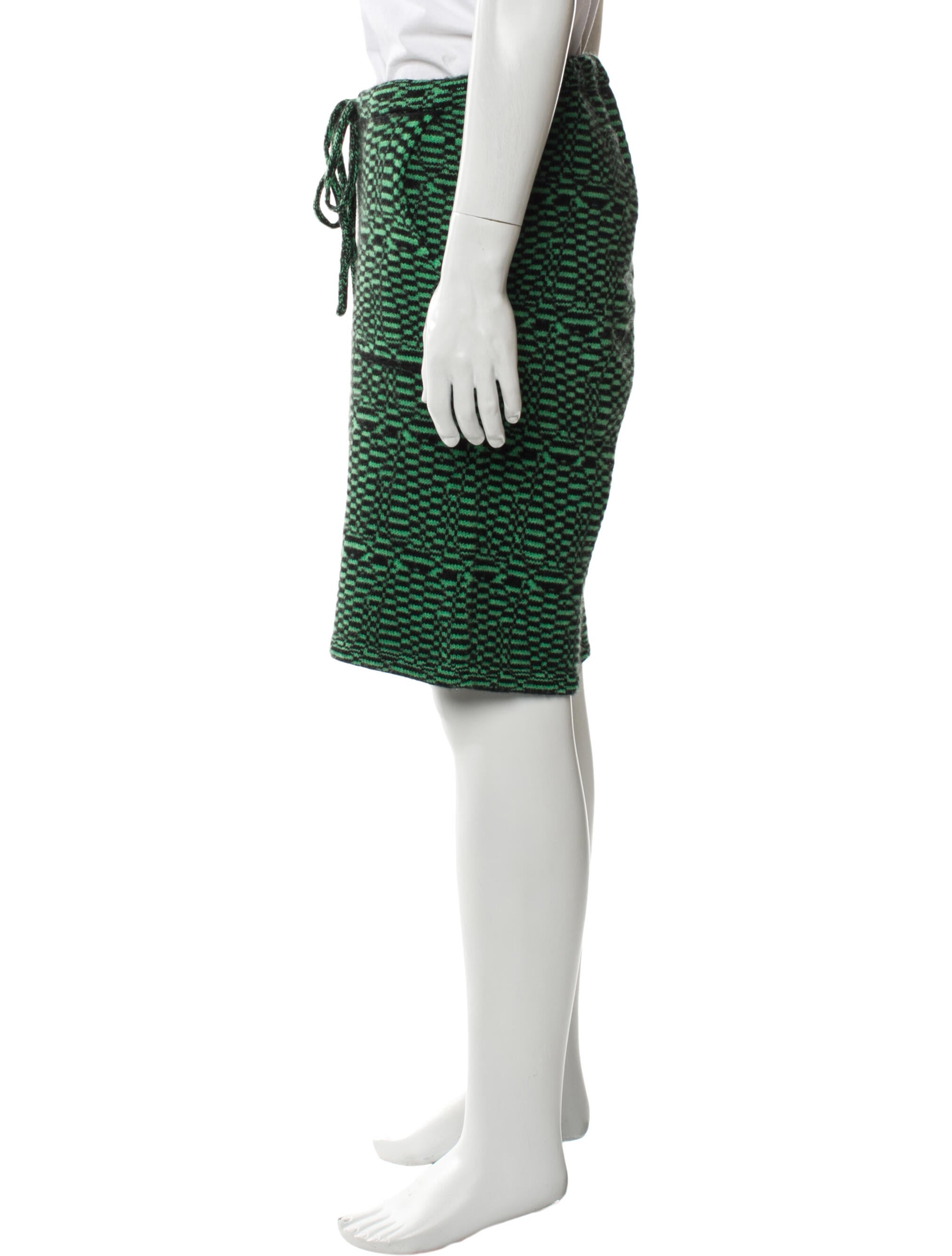 The Elder Statesman Cashmere Jogger Shorts