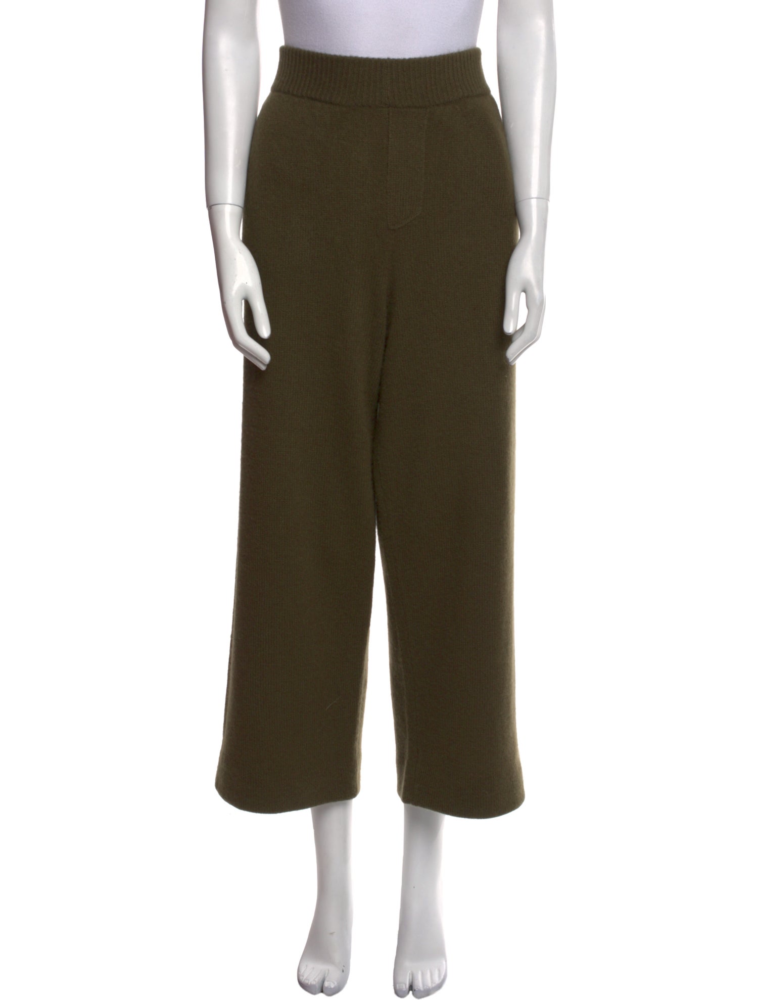 The Elder Statesman Cashmere Wide Leg Pants