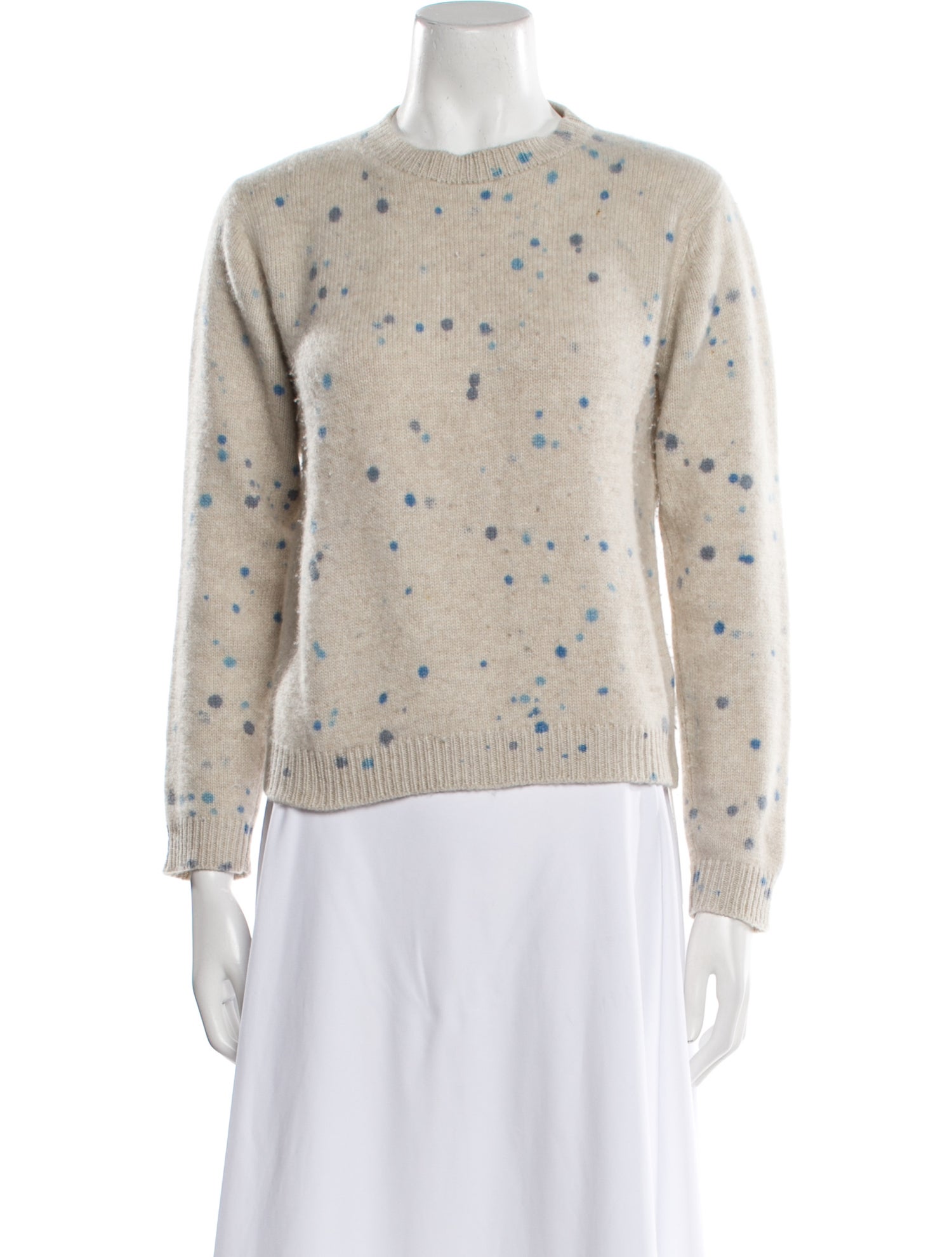 The Elder Statesman Cashmere Printed Sweater