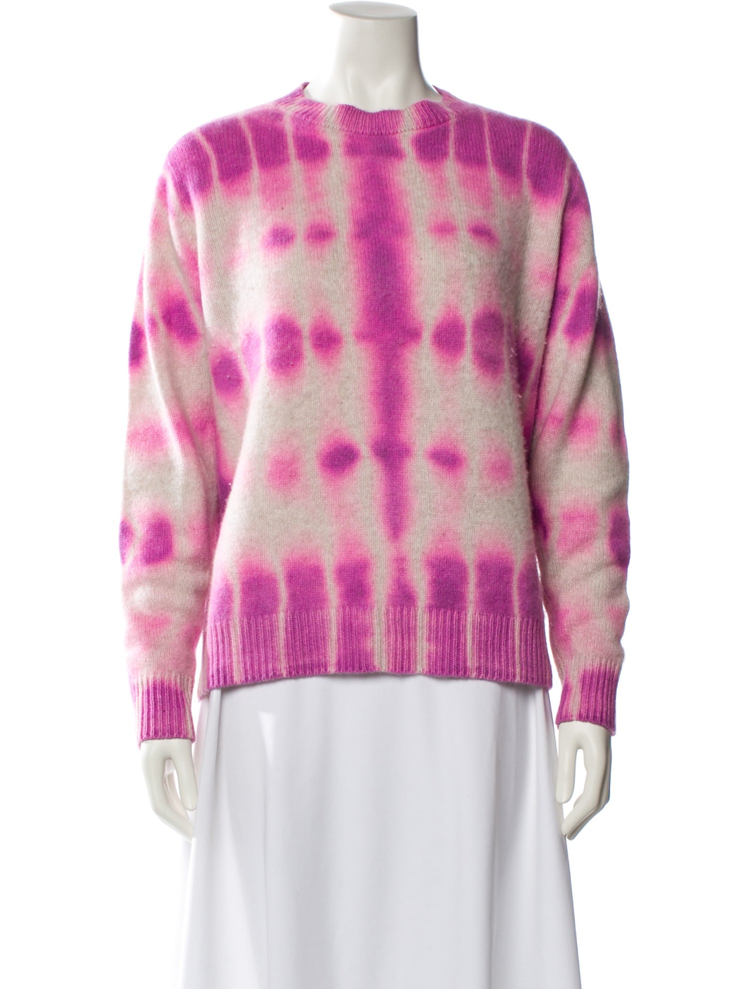 The Elder Statesman Cashmere Tie-Dye Print Sweater