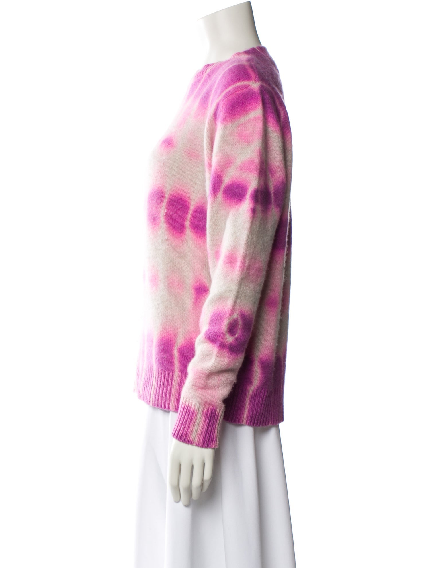 The Elder Statesman Cashmere Tie-Dye Print Sweater