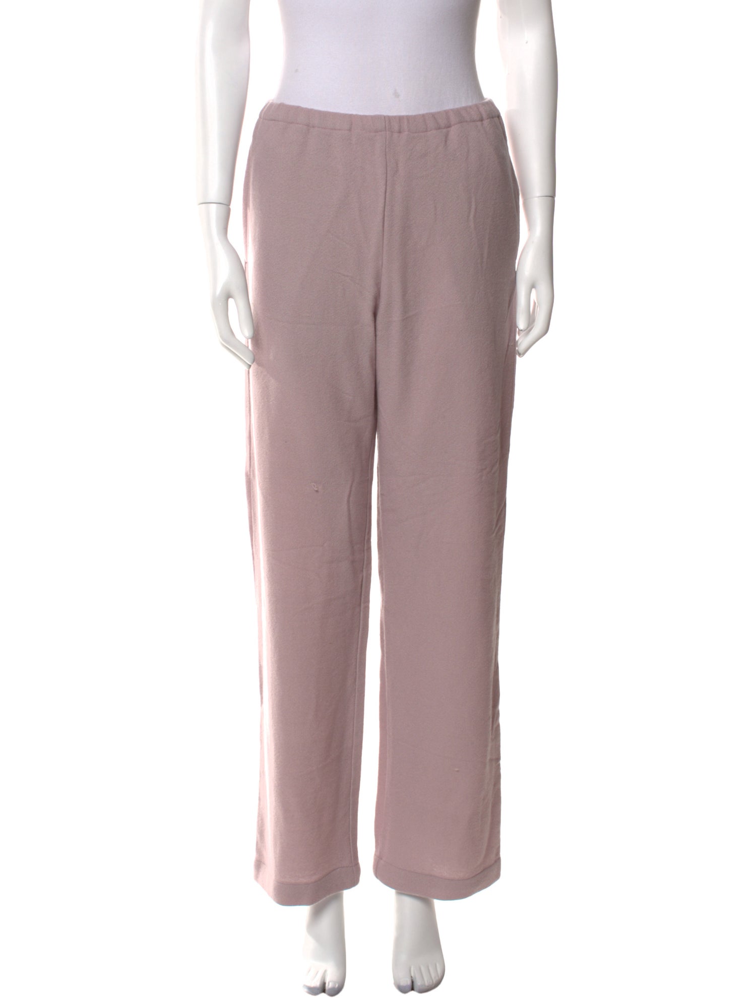 The Elder Statesman Cashmere Wide Leg Pants