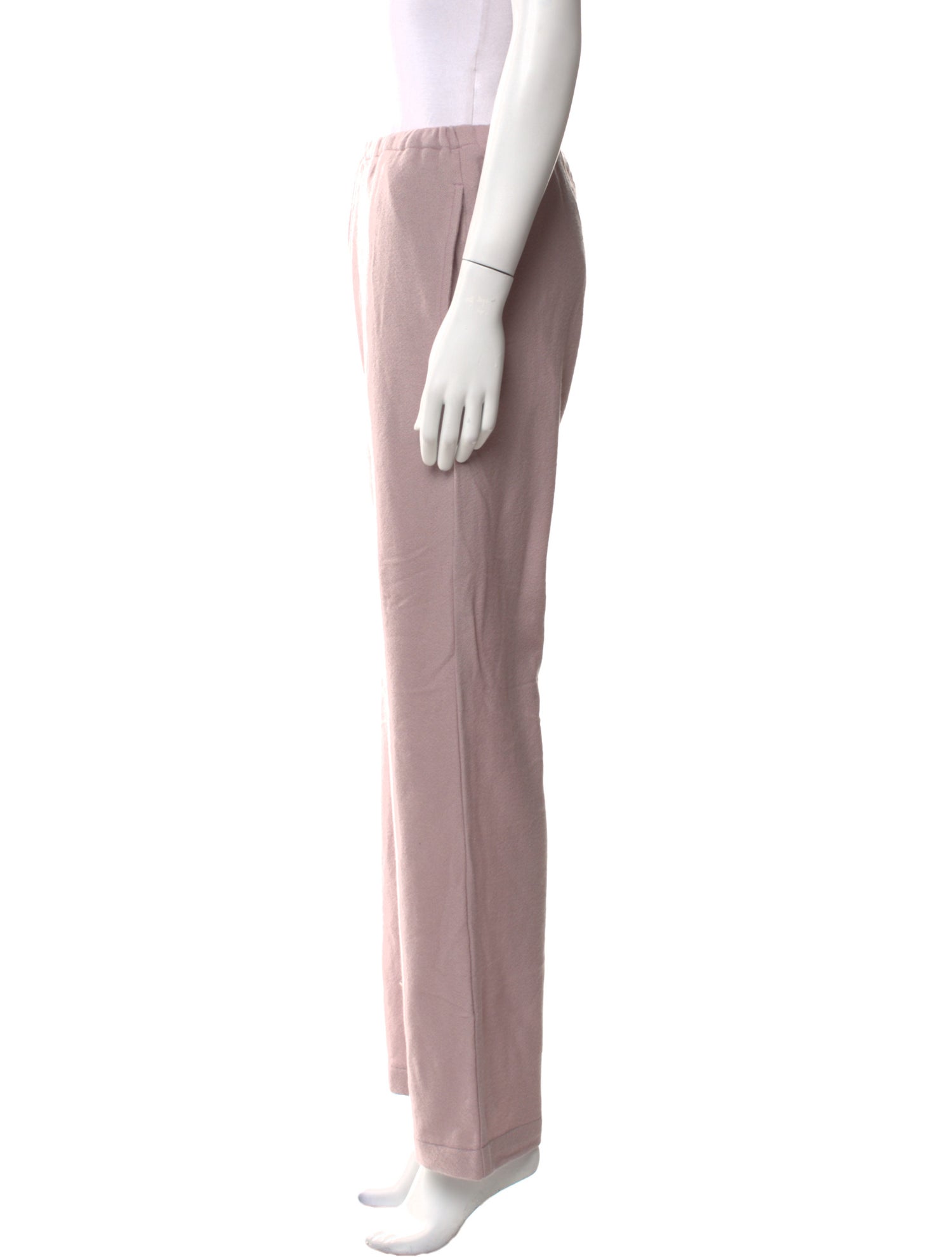 The Elder Statesman Cashmere Wide Leg Pants