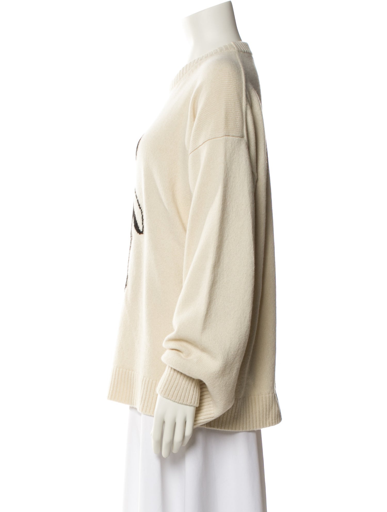 The Elder Statesman Cashmere Graphic Print Sweater w/ Tags