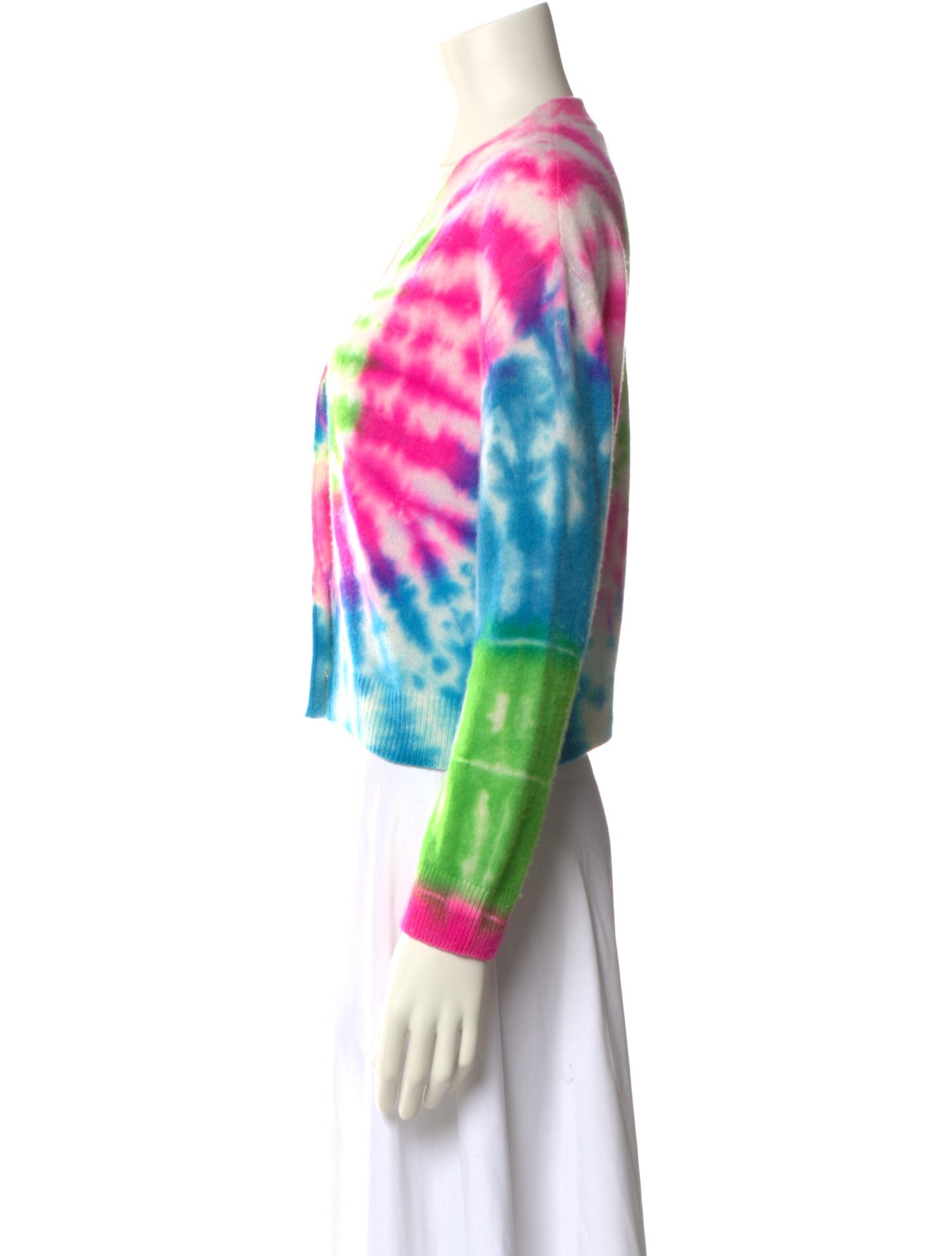 The Elder Statesman Cashmere Tie-Dye Print Sweater