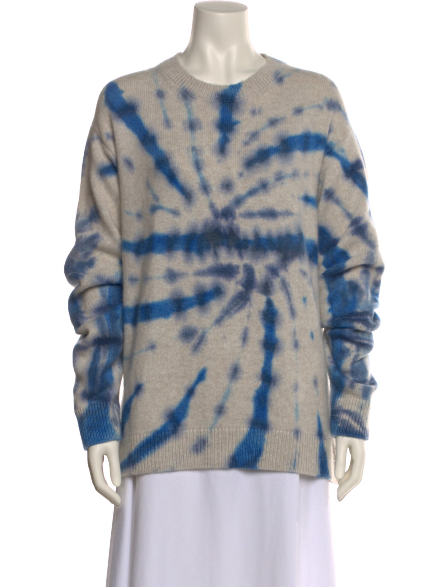 The Elder Statesman Cashmere Tie-Dye Print Sweater