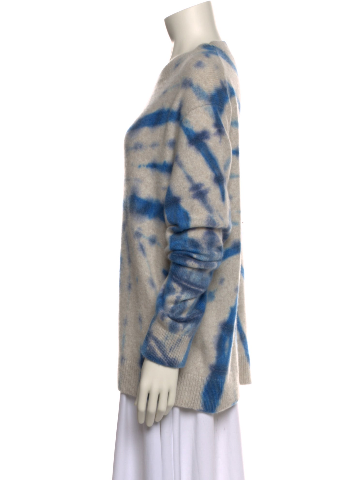 The Elder Statesman Cashmere Tie-Dye Print Sweater