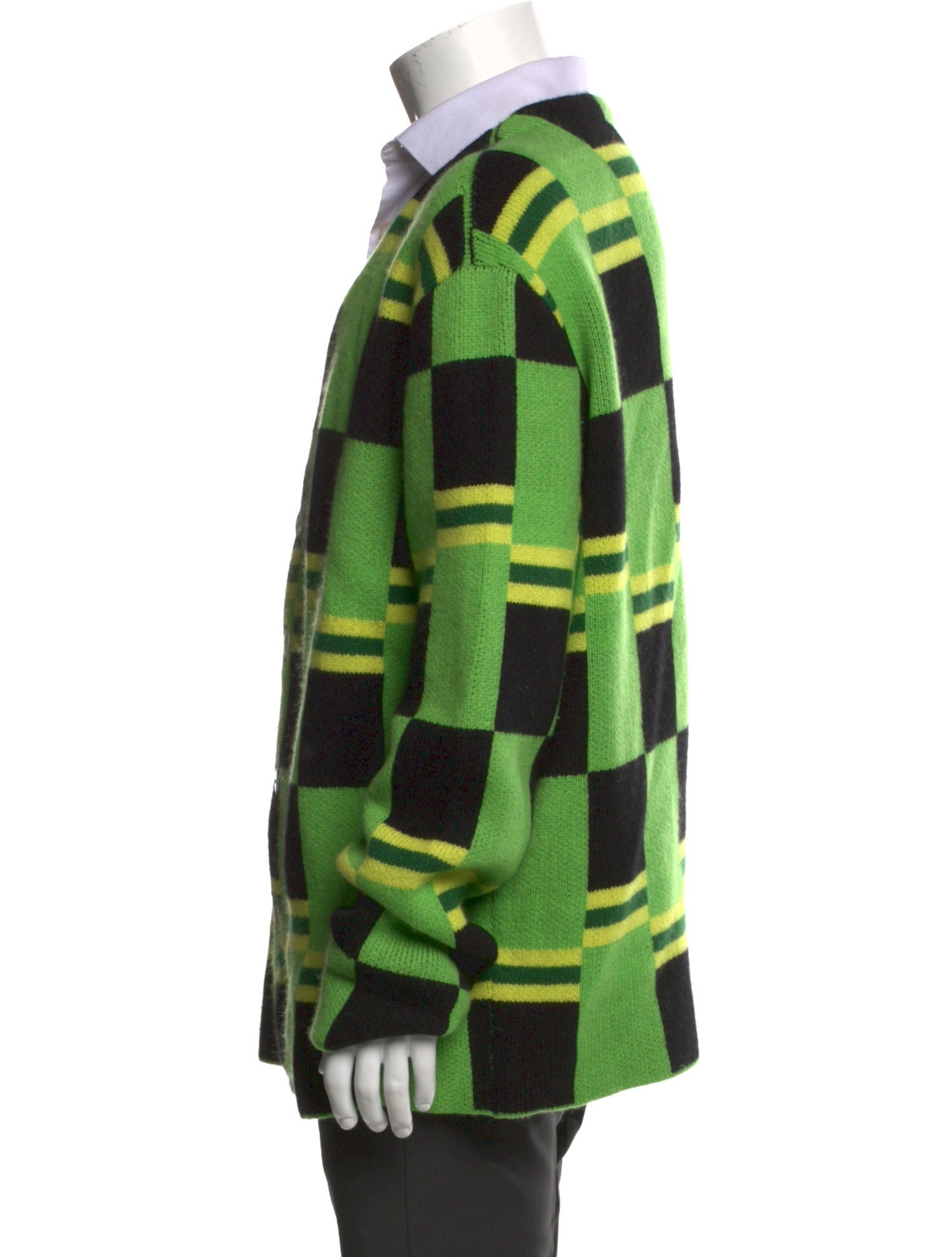 The Elder Statesman Cashmere Printed Cardigan