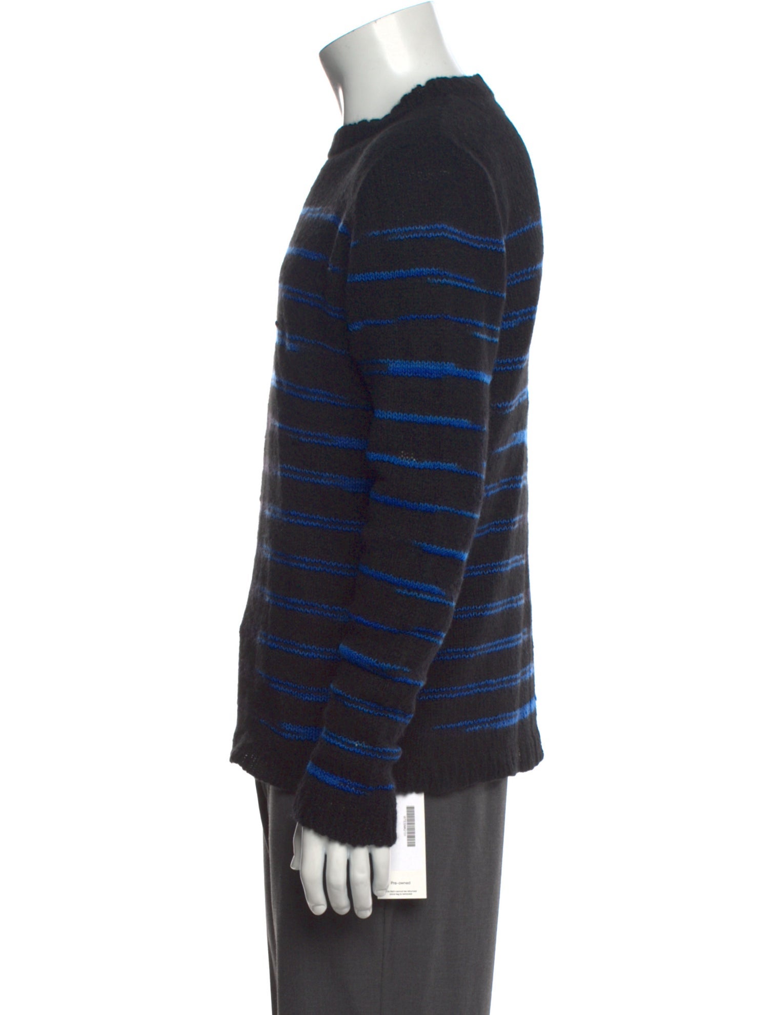 The Elder Statesman Cashmere Striped Pullover